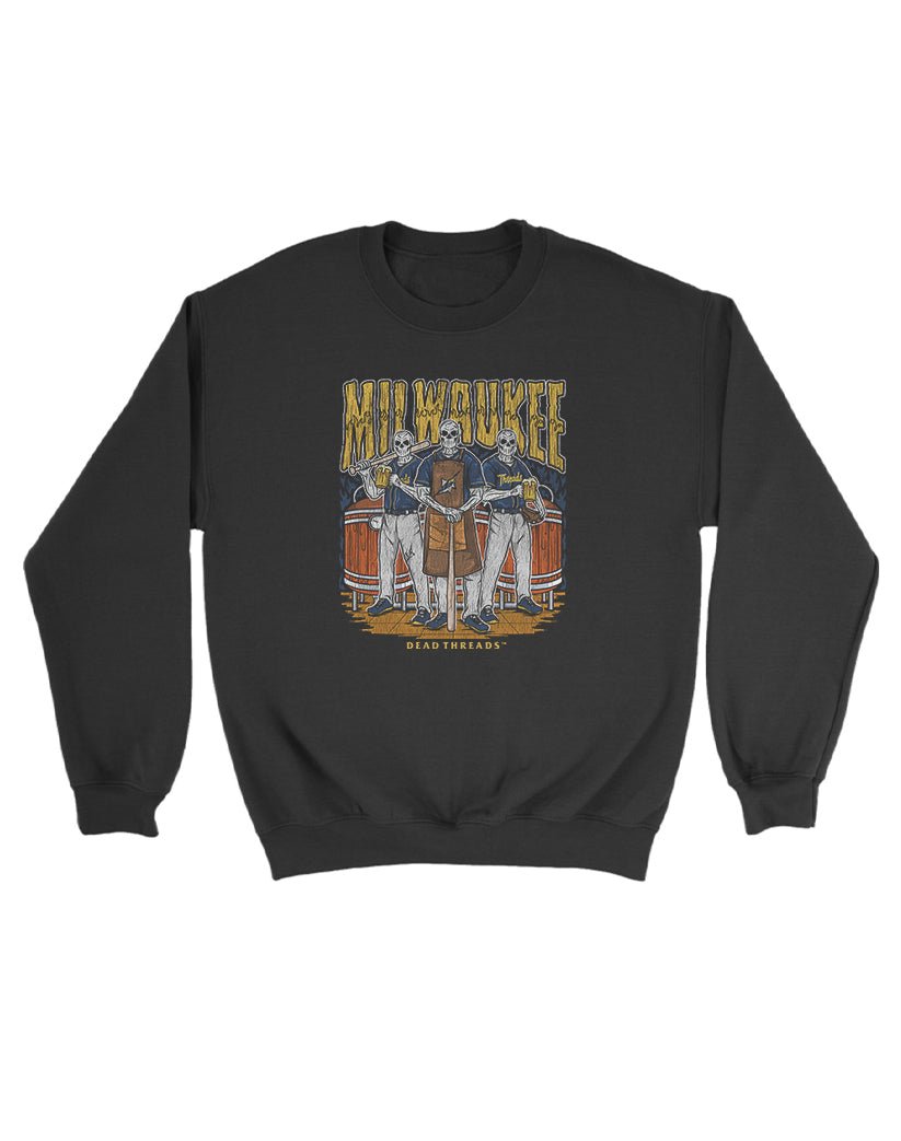 MILWAUKEE BASEBALL KIDS CREWNECK SWEATSHIRT – Kids clothes – Dead Threads Apparel