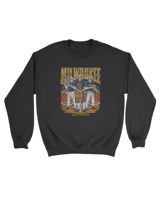 MILWAUKEE BASEBALL KIDS CREWNECK SWEATSHIRT – Kids clothes – Dead Threads Apparel