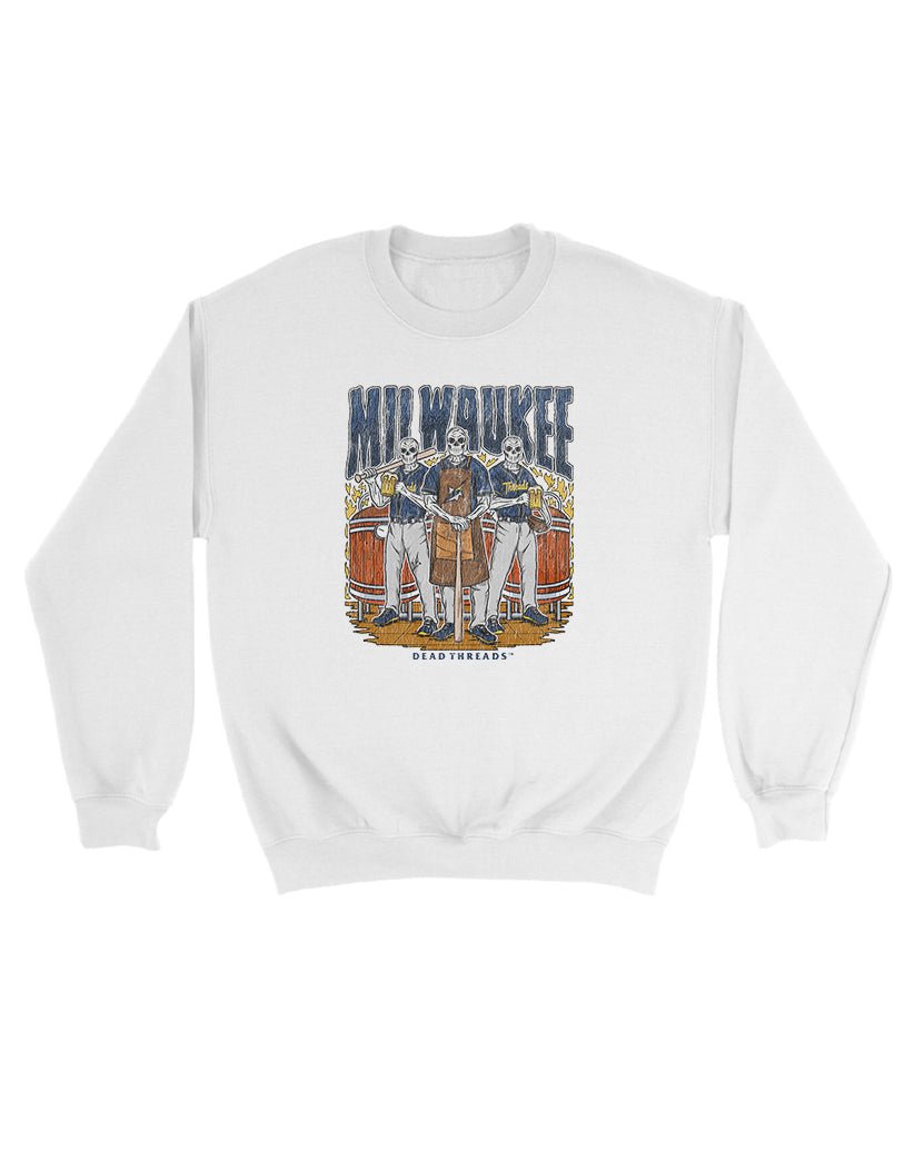MILWAUKEE BASEBALL KIDS CREWNECK SWEATSHIRT – Kids clothes – Dead Threads Apparel