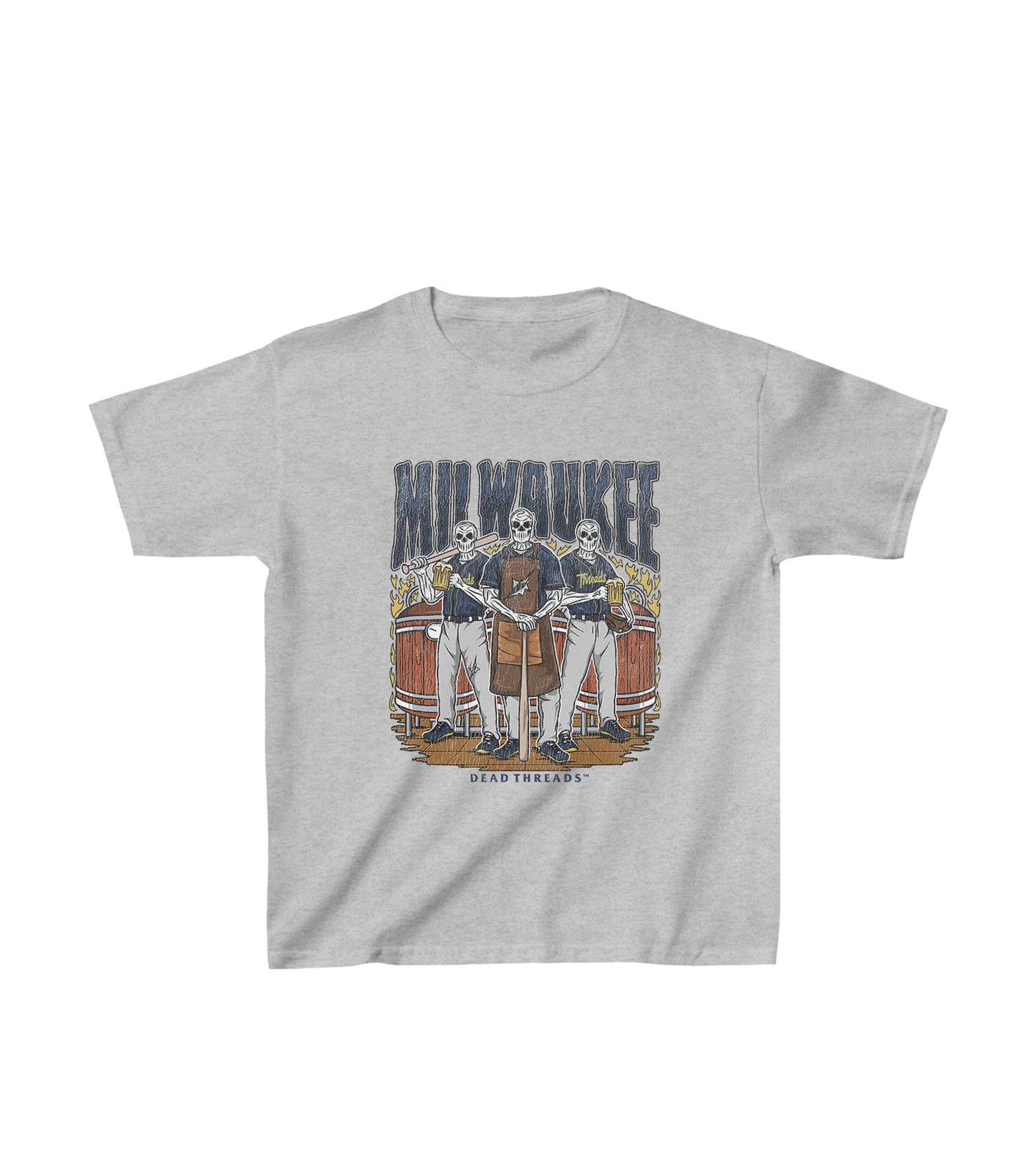 MILWAUKEE BASEBALL - KIDS – Kids clothes – Dead Threads Apparel
