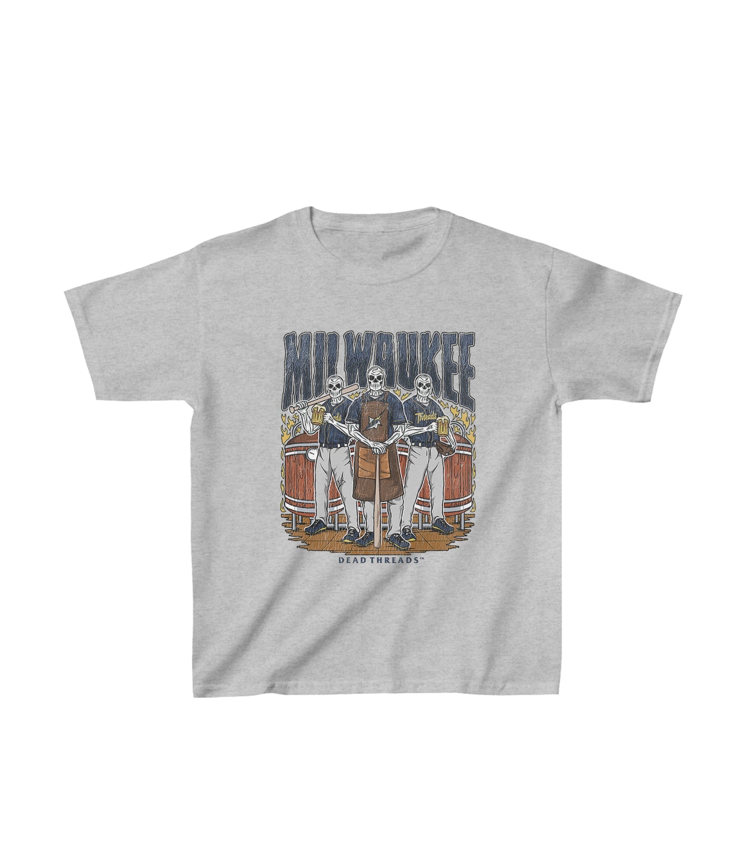 MILWAUKEE BASEBALL - KIDS – Kids clothes – Dead Threads Apparel