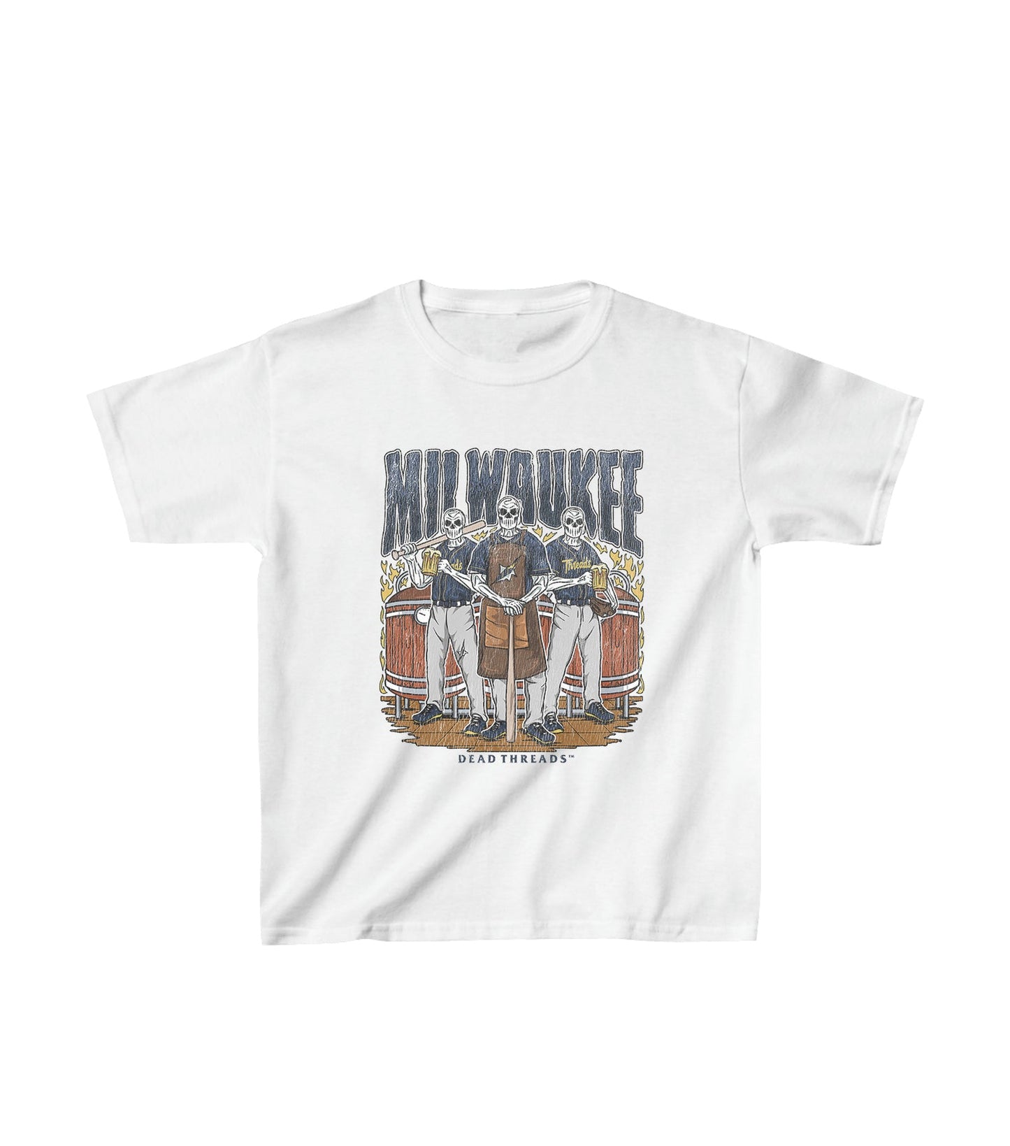 MILWAUKEE BASEBALL - KIDS – Kids clothes – Dead Threads Apparel