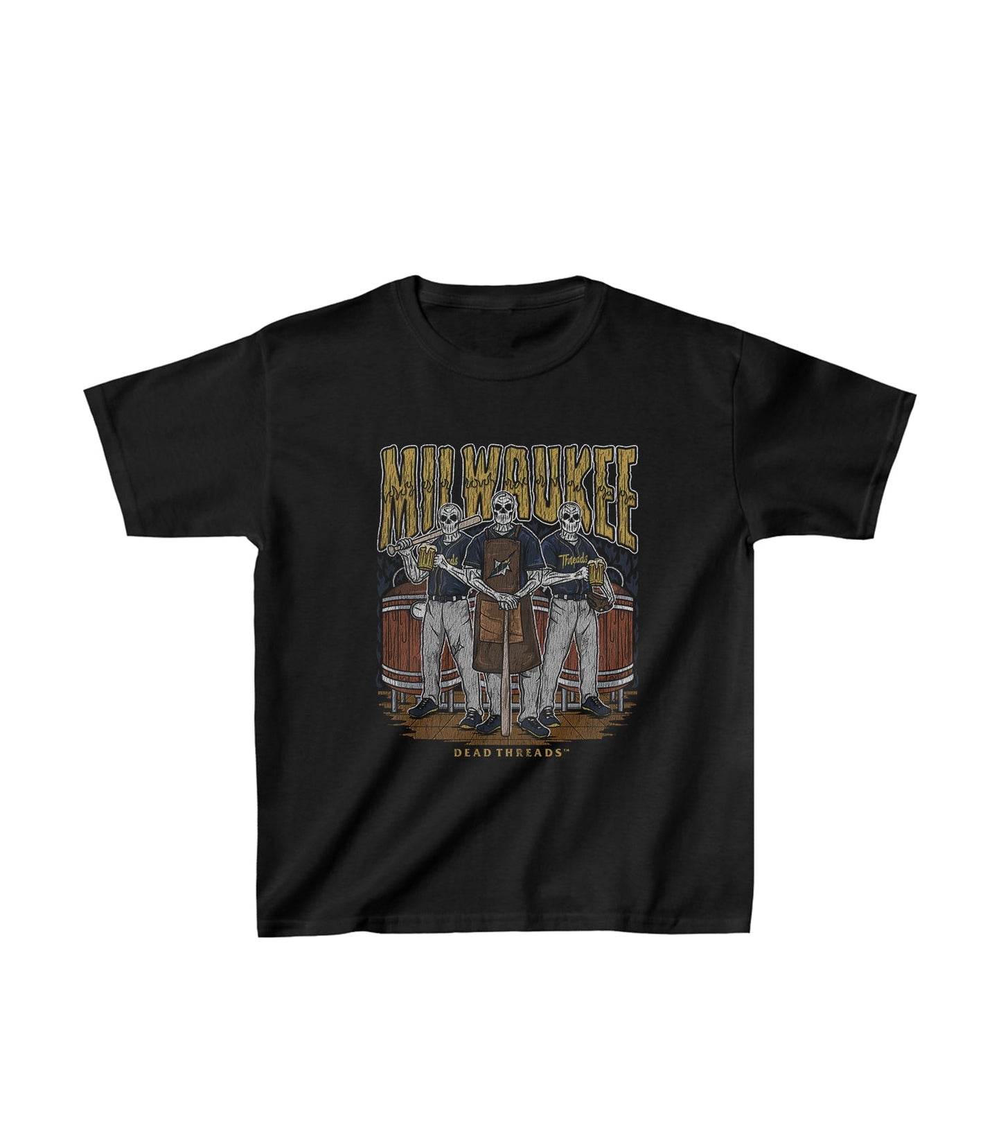 MILWAUKEE BASEBALL - KIDS – Kids clothes – Dead Threads Apparel