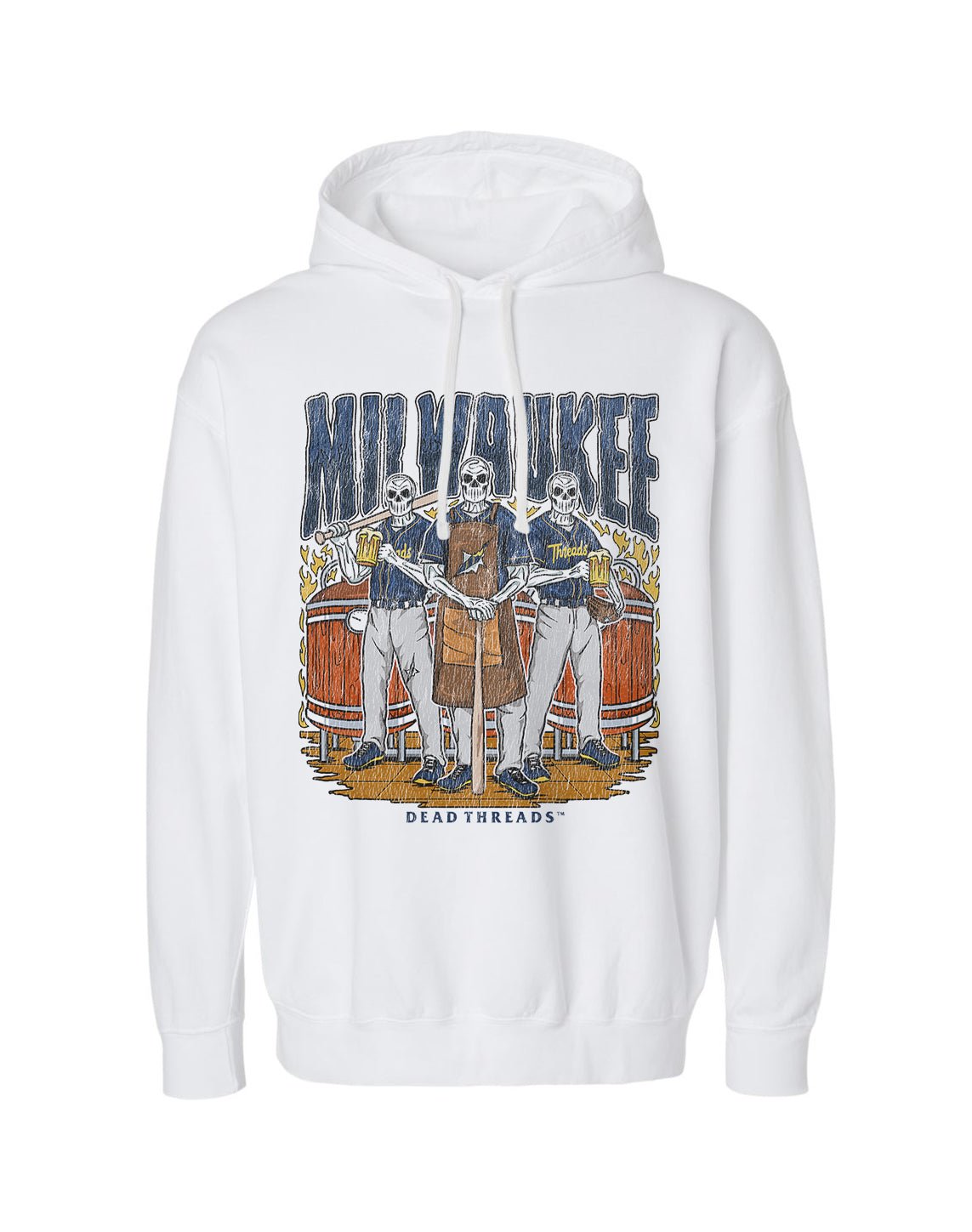 MILWAUKEE BASEBALL - LIGHTWEIGHT HOODIE – Lightweight – Dead Threads Apparel