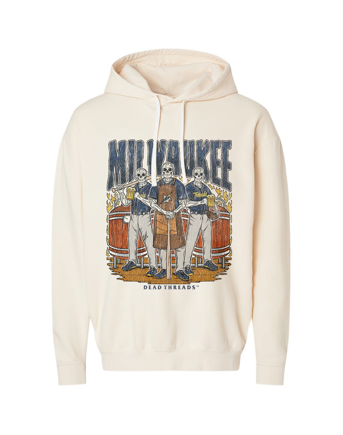 MILWAUKEE BASEBALL - LIGHTWEIGHT HOODIE – Lightweight – Dead Threads Apparel