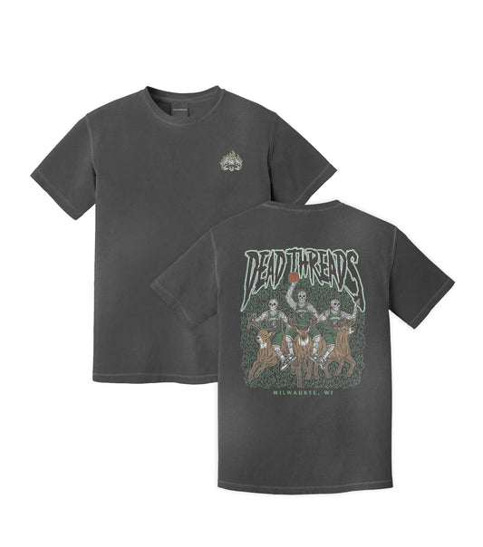 MILWAUKEE BASKETBALL - “3 SKULL” PREMIUM T-SHIRT – T-Shirt – Dead Threads Apparel