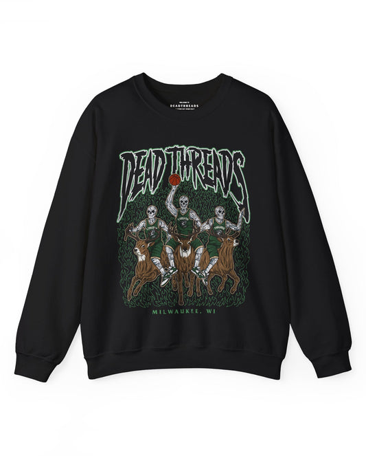 MILWAUKEE BASKETBALL - CREWNECK SWEATSHIRT – Sweatshirt – Dead Threads Apparel