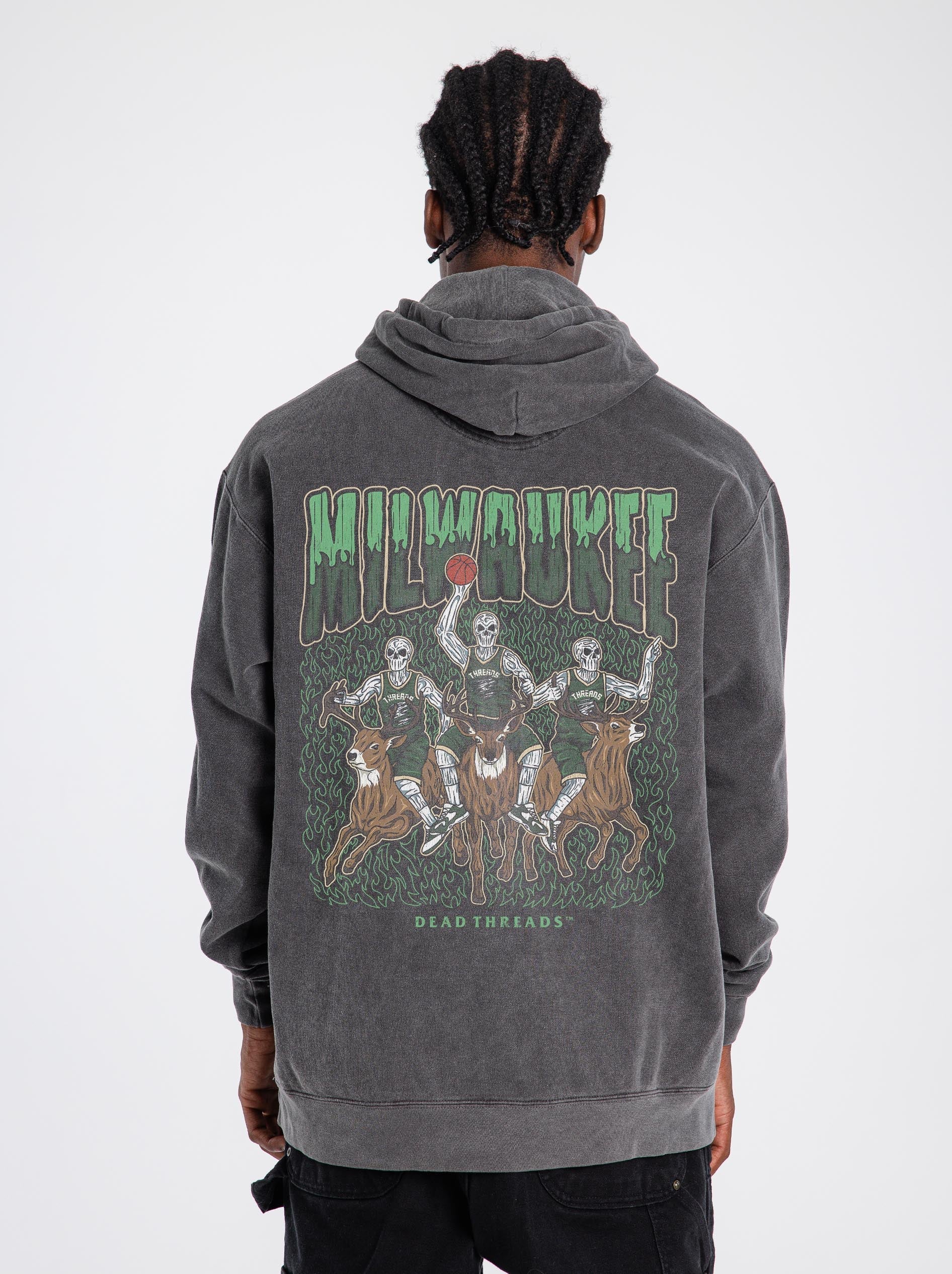 MILWAUKEE BASKETBALL - “DT ESSENTIAL" HOODIE – Hoodie – Dead Threads Apparel