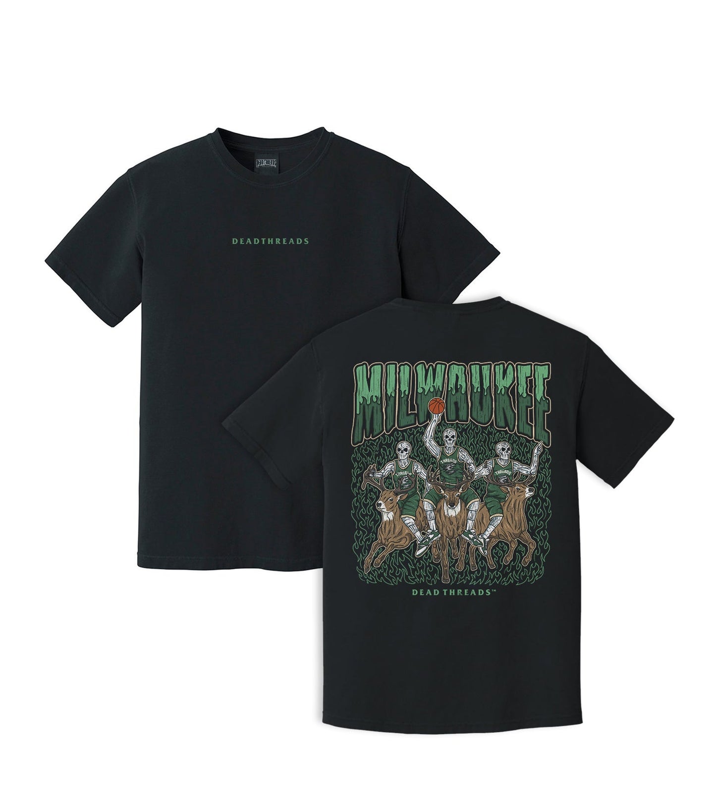 MILWAUKEE BASKETBALL - “DT ESSENTIAL" PREMIUM T - SHIRT – T-Shirt – Dead Threads Apparel