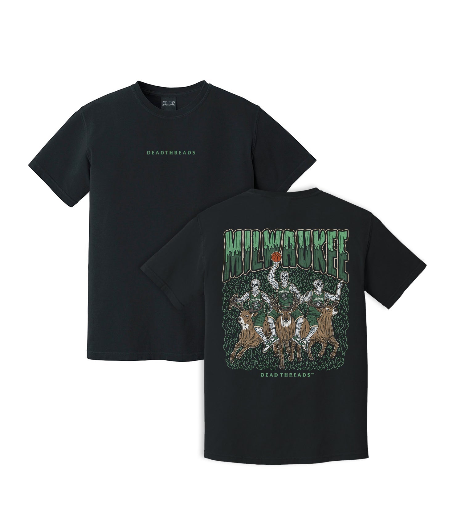 MILWAUKEE BASKETBALL - “DT ESSENTIAL" PREMIUM T - SHIRT – T-Shirt – Dead Threads Apparel