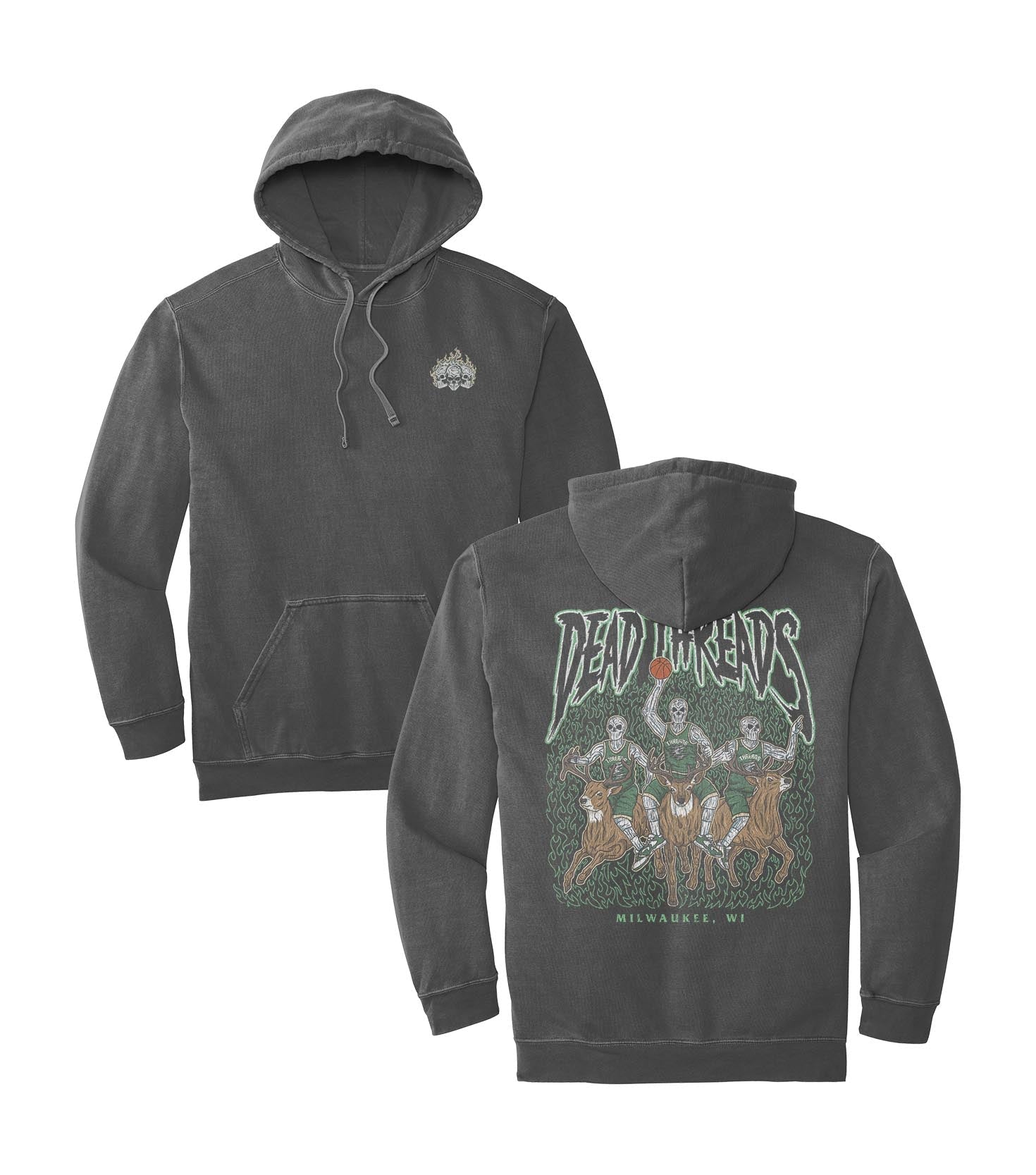 MILWAUKEE BASKETBALL - HOODIE – Hoodie – Dead Threads Apparel