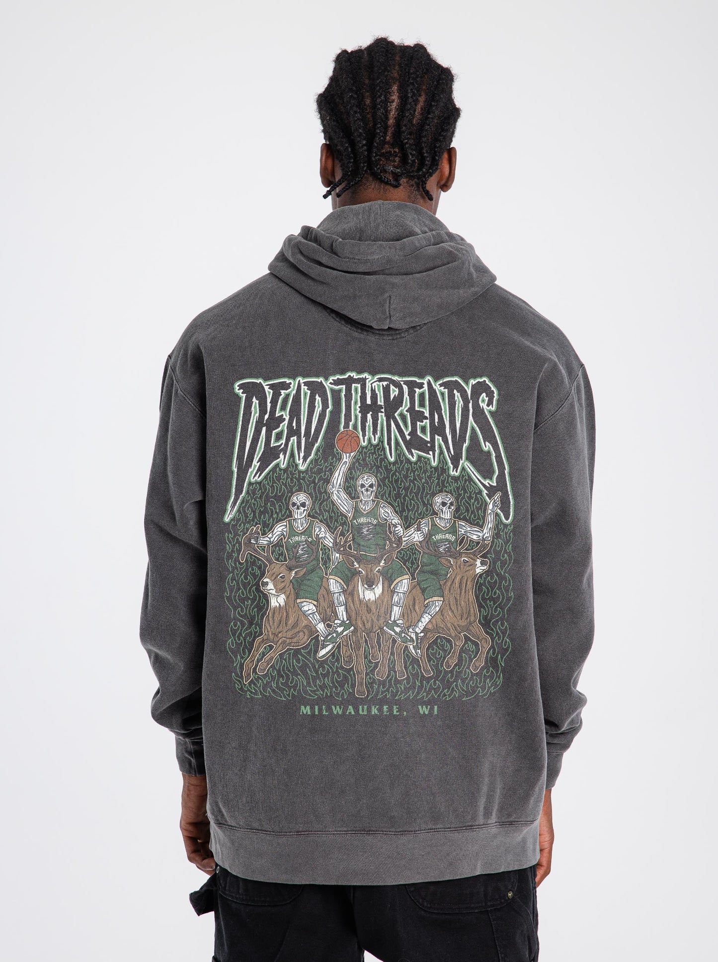 MILWAUKEE BASKETBALL - HOODIE – Hoodie – Dead Threads Apparel