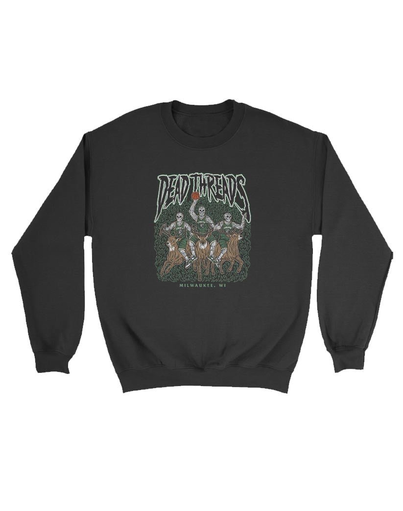 MILWAUKEE BASKETBALL - KIDS CREWNECK SWEATSHIRT – Kids clothes – Dead Threads Apparel