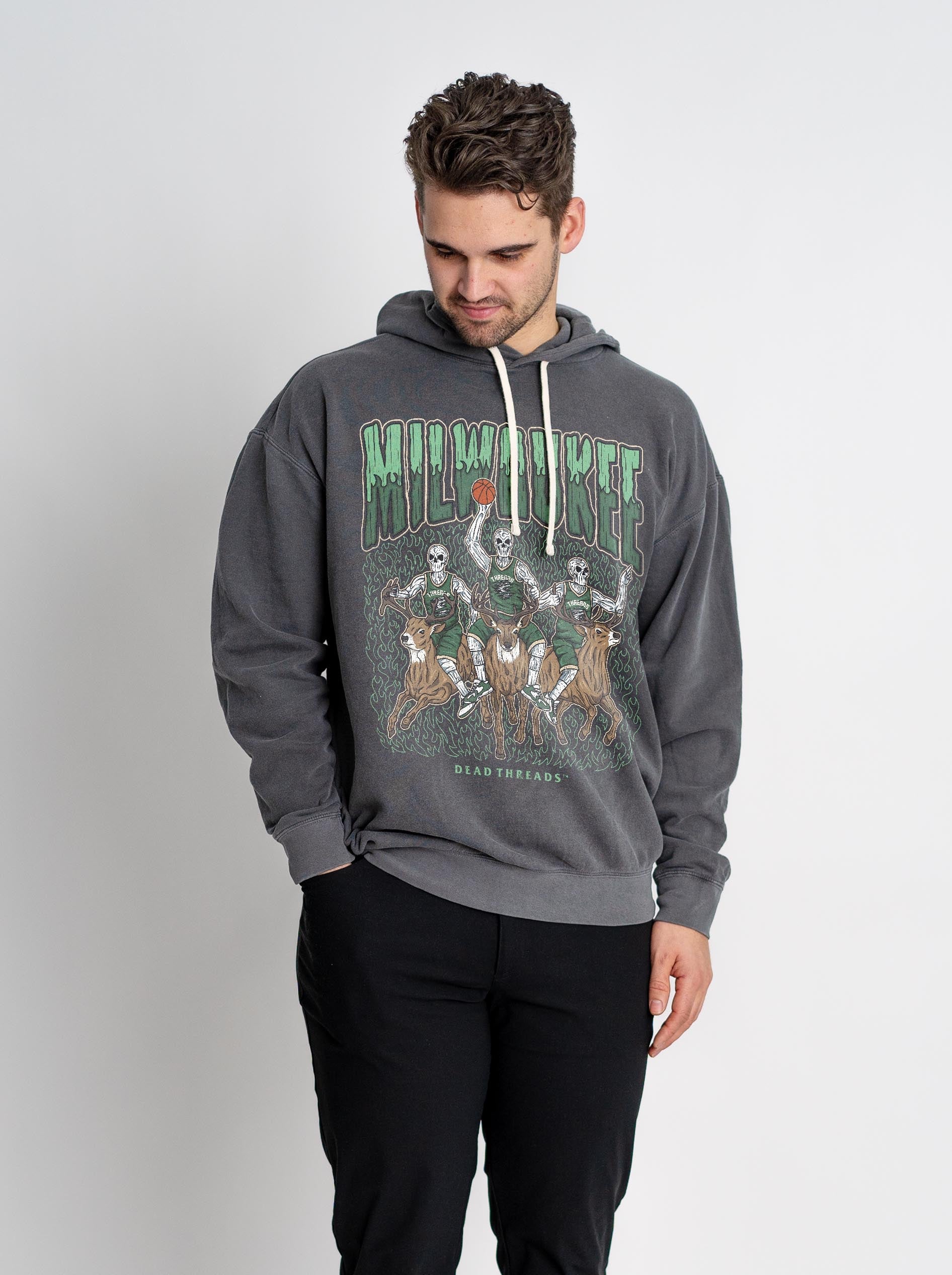 MILWAUKEE BASKETBALL - LIGHTWEIGHT HOODIE – Lightweight – Dead Threads Apparel