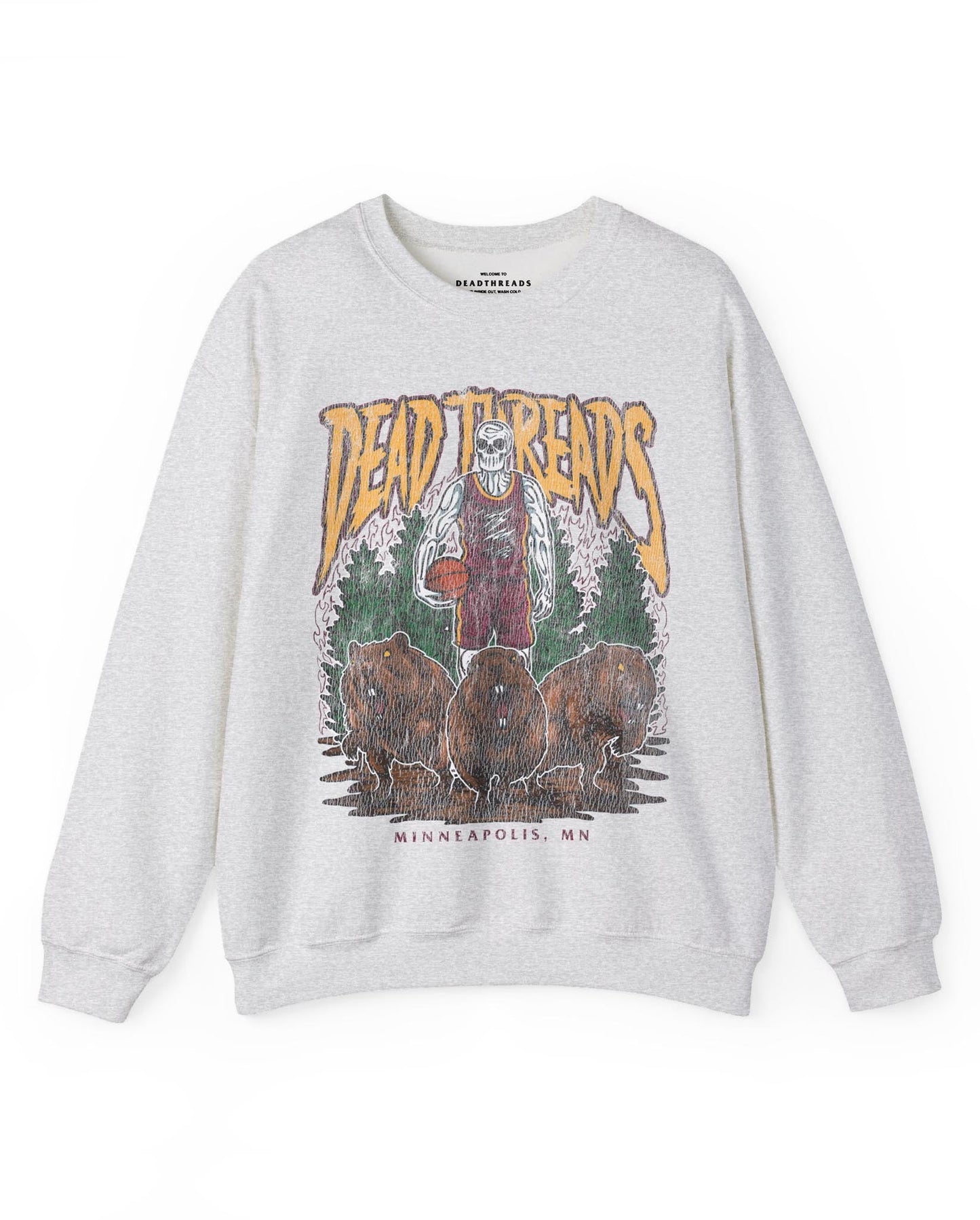 MINNEAPOLIS BASKETBALL - CREWNECK SWEATSHIRT – Sweatshirt – Dead Threads Apparel