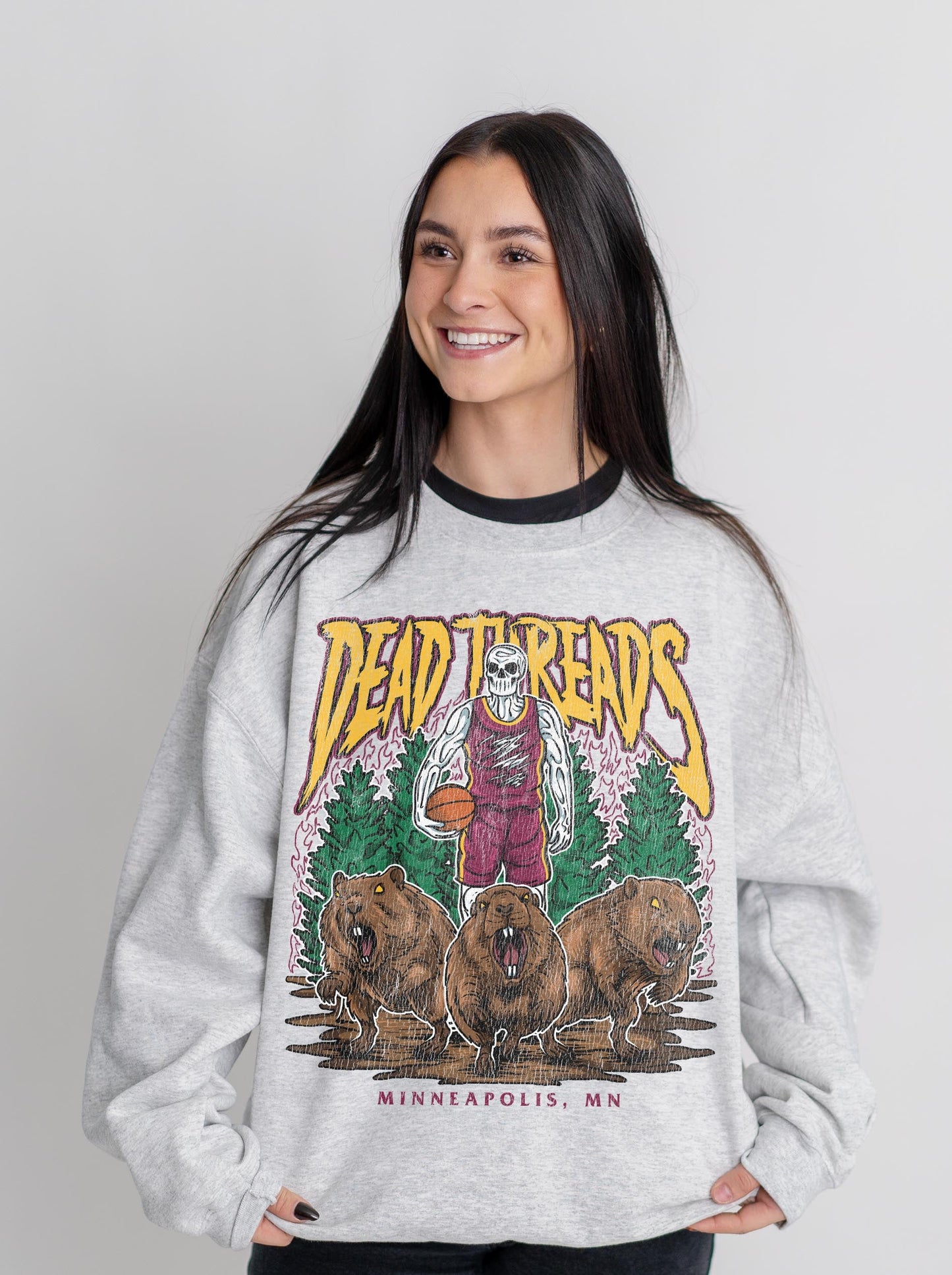 MINNEAPOLIS BASKETBALL - CREWNECK SWEATSHIRT – Sweatshirt – Dead Threads Apparel