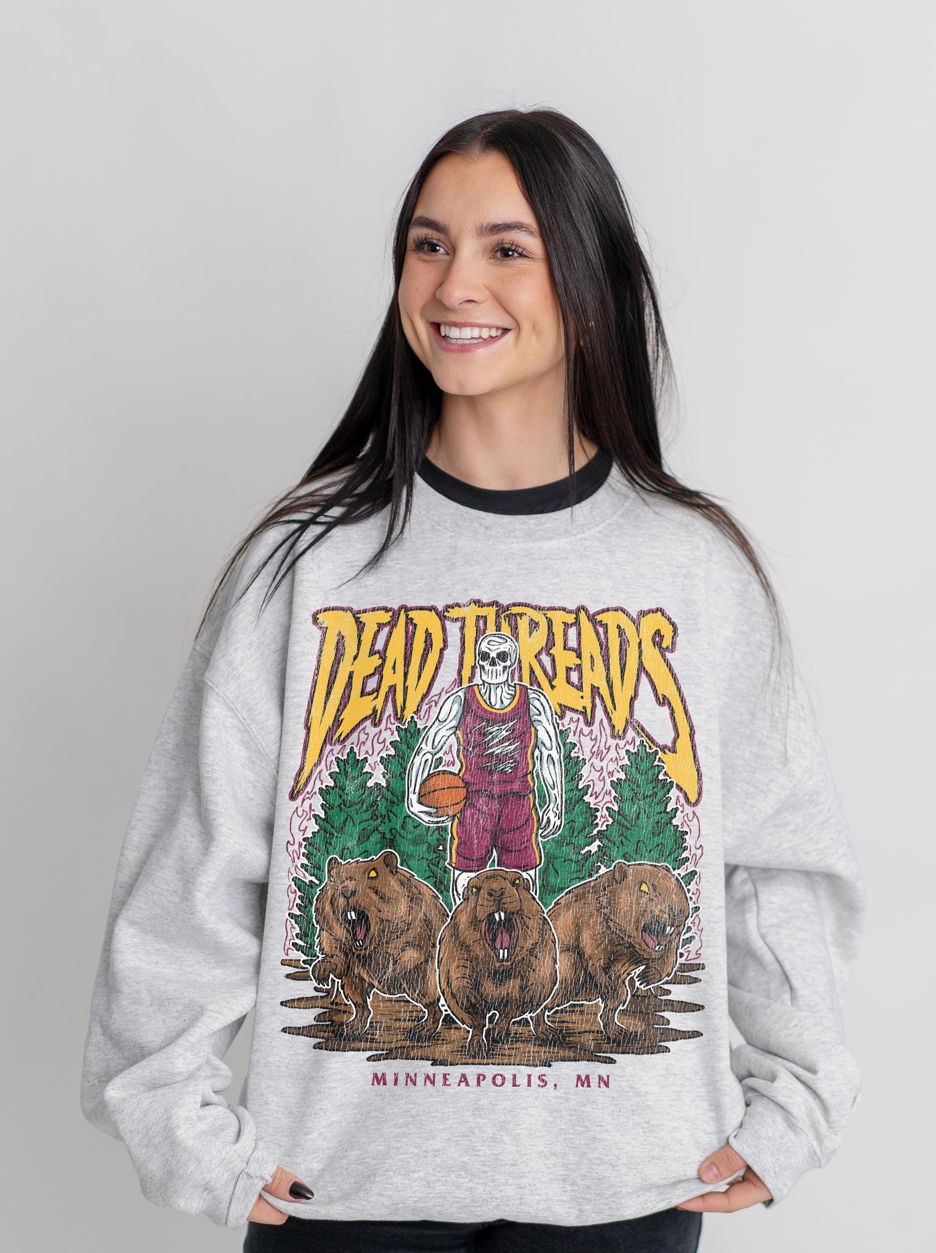 MINNEAPOLIS BASKETBALL - CREWNECK SWEATSHIRT – Sweatshirt – Dead Threads Apparel