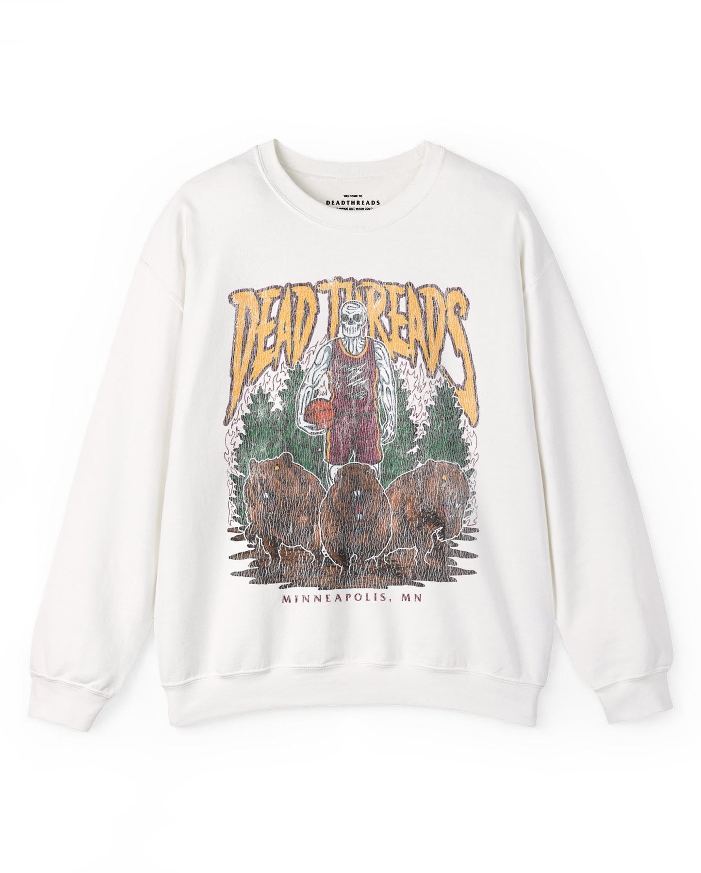 MINNEAPOLIS BASKETBALL - CREWNECK SWEATSHIRT – Sweatshirt – Dead Threads Apparel