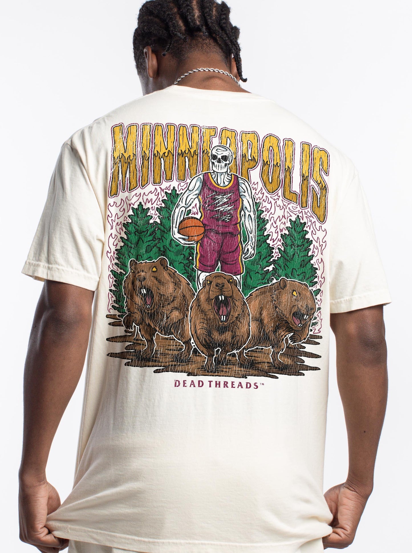 MINNEAPOLIS BASKETBALL - “DT ESSENTIAL" PREMIUM T - SHIRT – T-Shirt – Dead Threads Apparel