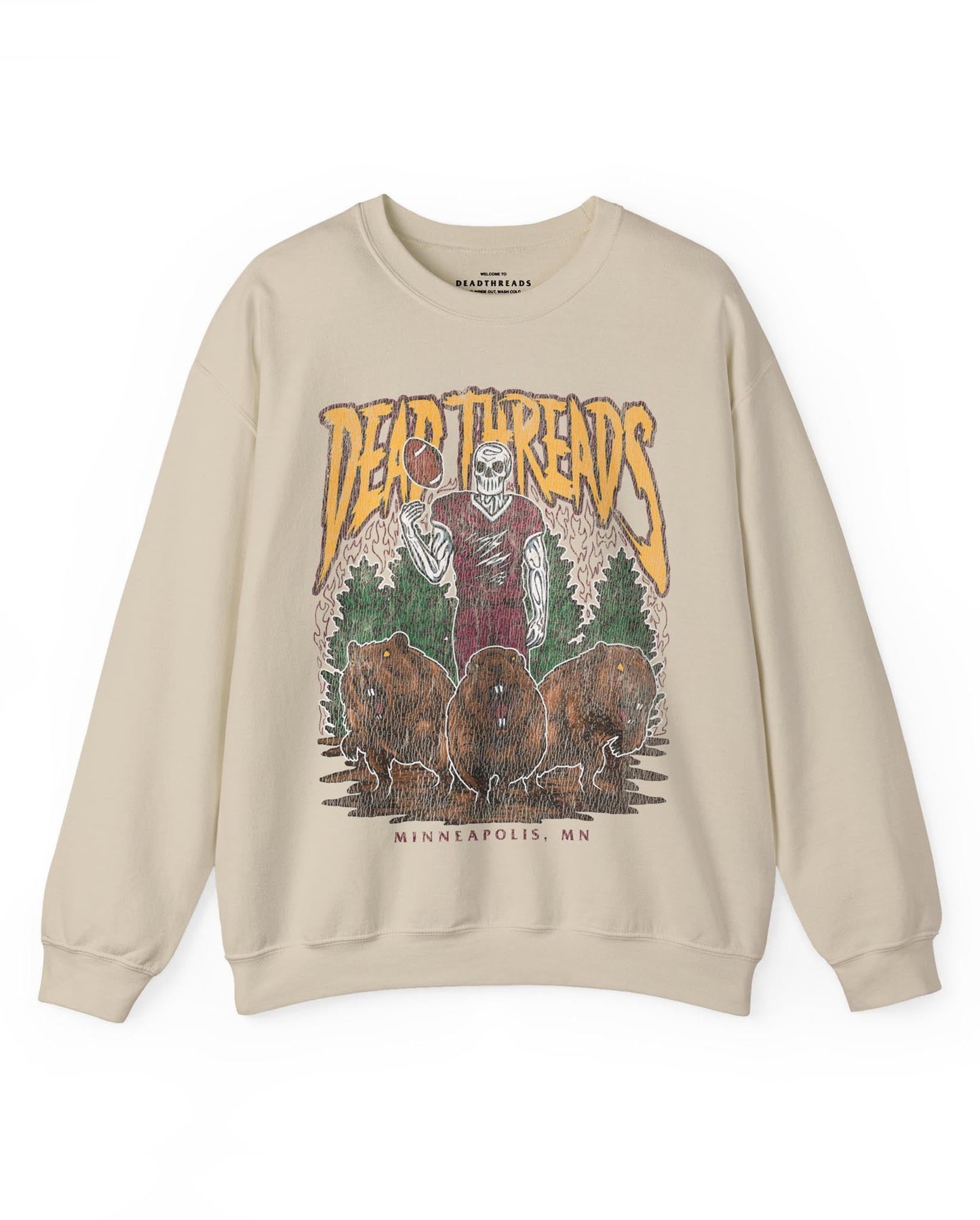 MINNEAPOLIS FOOTBALL - CREWNECK SWEATSHIRT – Sweatshirt – Dead Threads Apparel