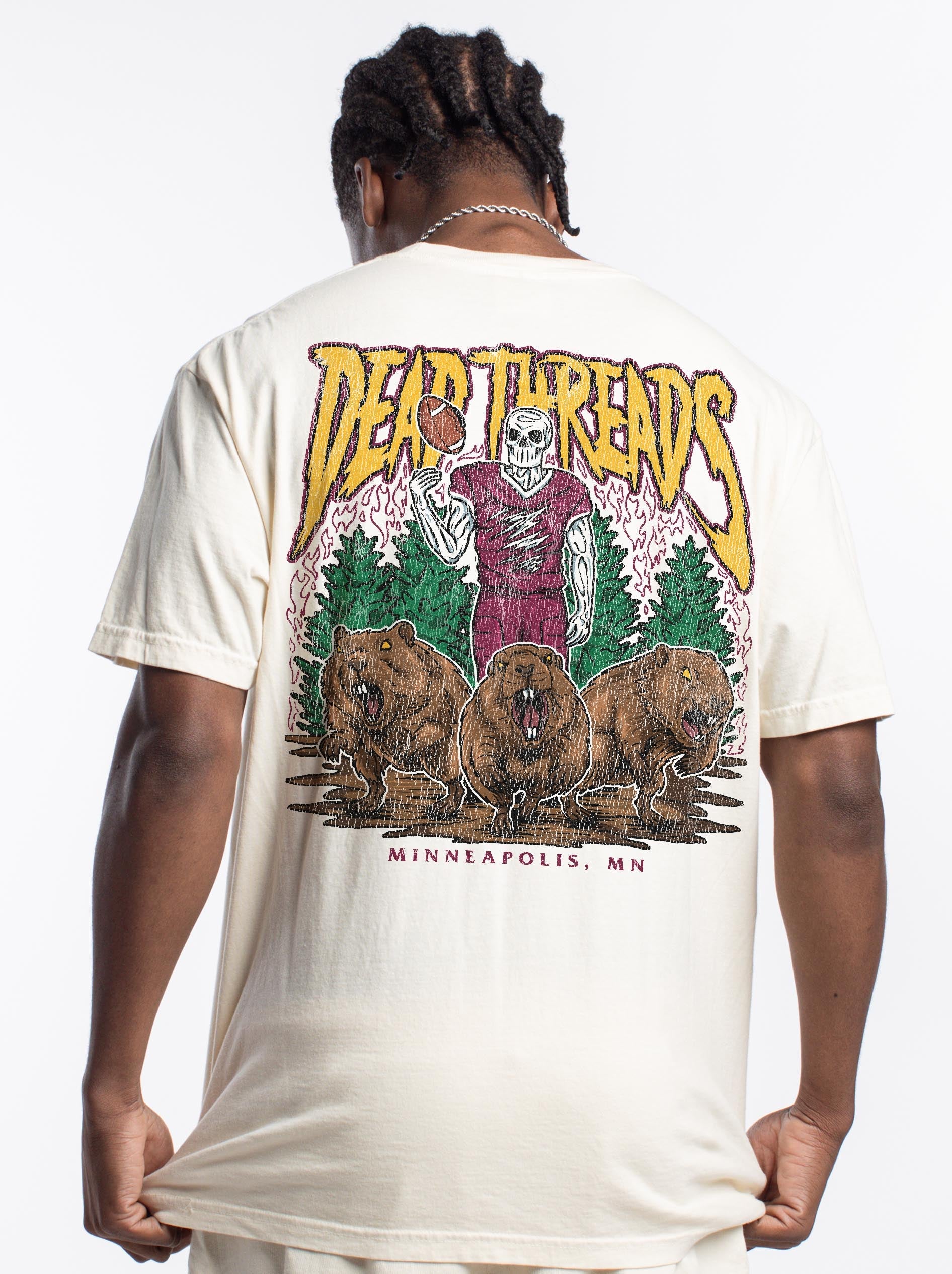 MINNEAPOLIS FOOTBALL - “DT ESSENTIAL" PREMIUM T - SHIRT – T-Shirt – Dead Threads Apparel