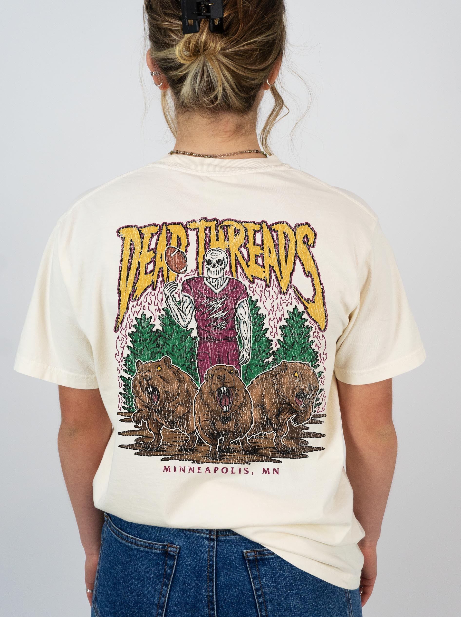 MINNEAPOLIS FOOTBALL - “DT ESSENTIAL" PREMIUM T - SHIRT – T-Shirt – Dead Threads Apparel