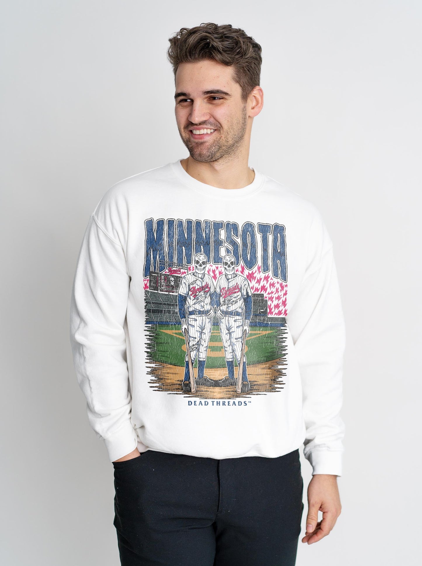 MINNESOTA BASEBALL CREWNECK SWEATSHIRT – Sweatshirt – Dead Threads Apparel