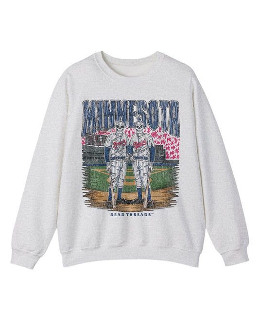 MINNESOTA BASEBALL CREWNECK SWEATSHIRT – Sweatshirt – Dead Threads Apparel