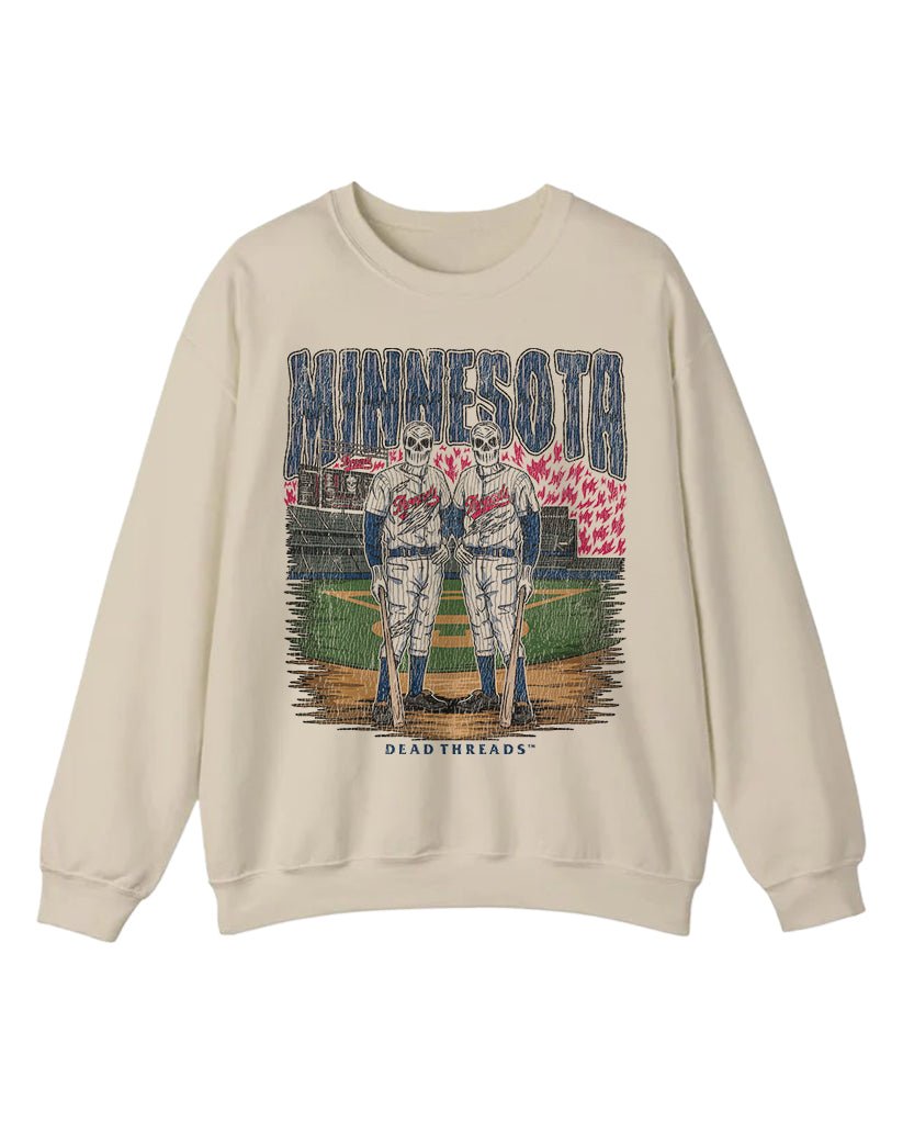 MINNESOTA BASEBALL CREWNECK SWEATSHIRT – Sweatshirt – Dead Threads Apparel
