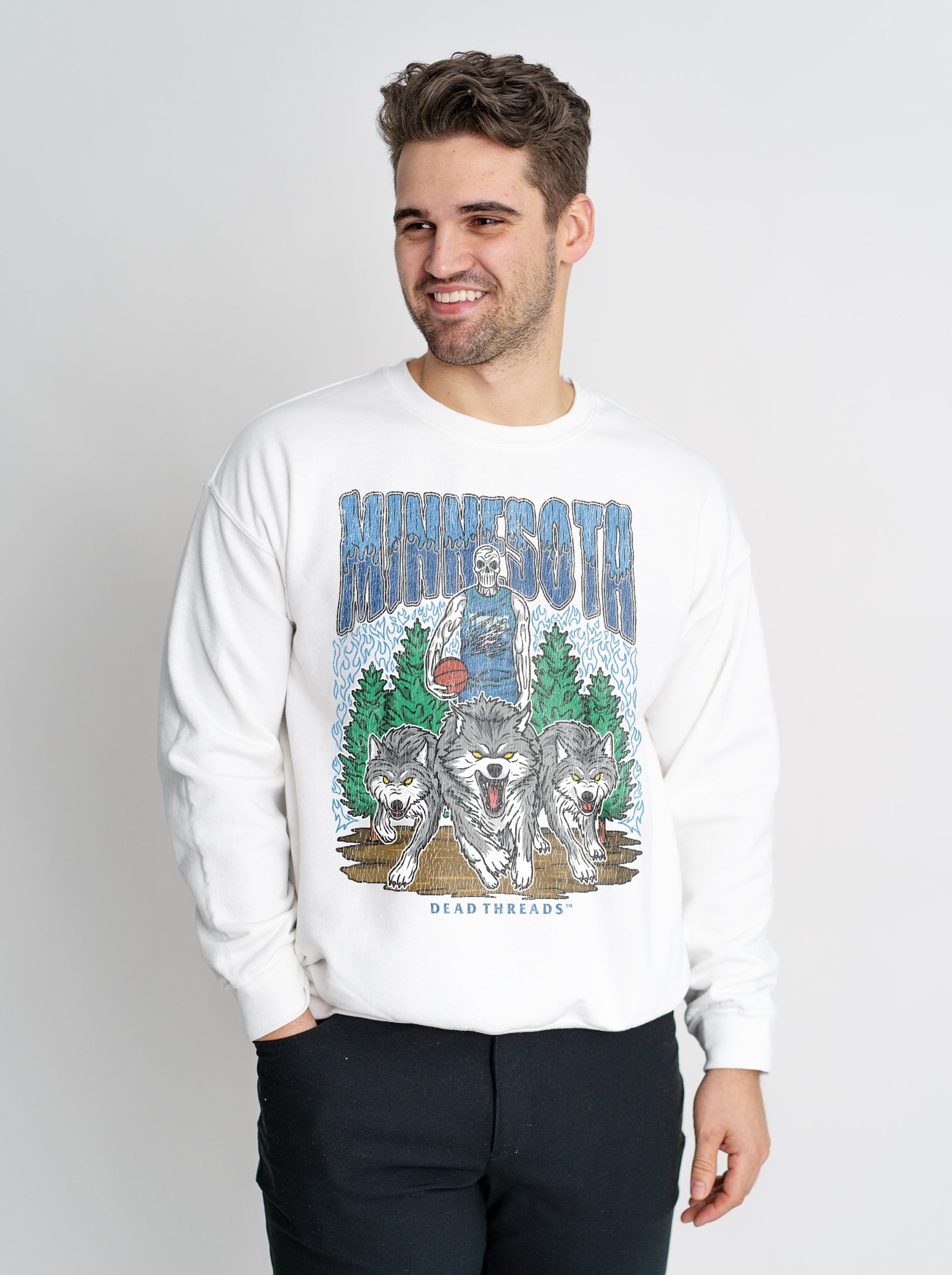 MINNESOTA BASKETBALL CREWNECK SWEATSHIRT – Sweatshirt – Dead Threads Apparel