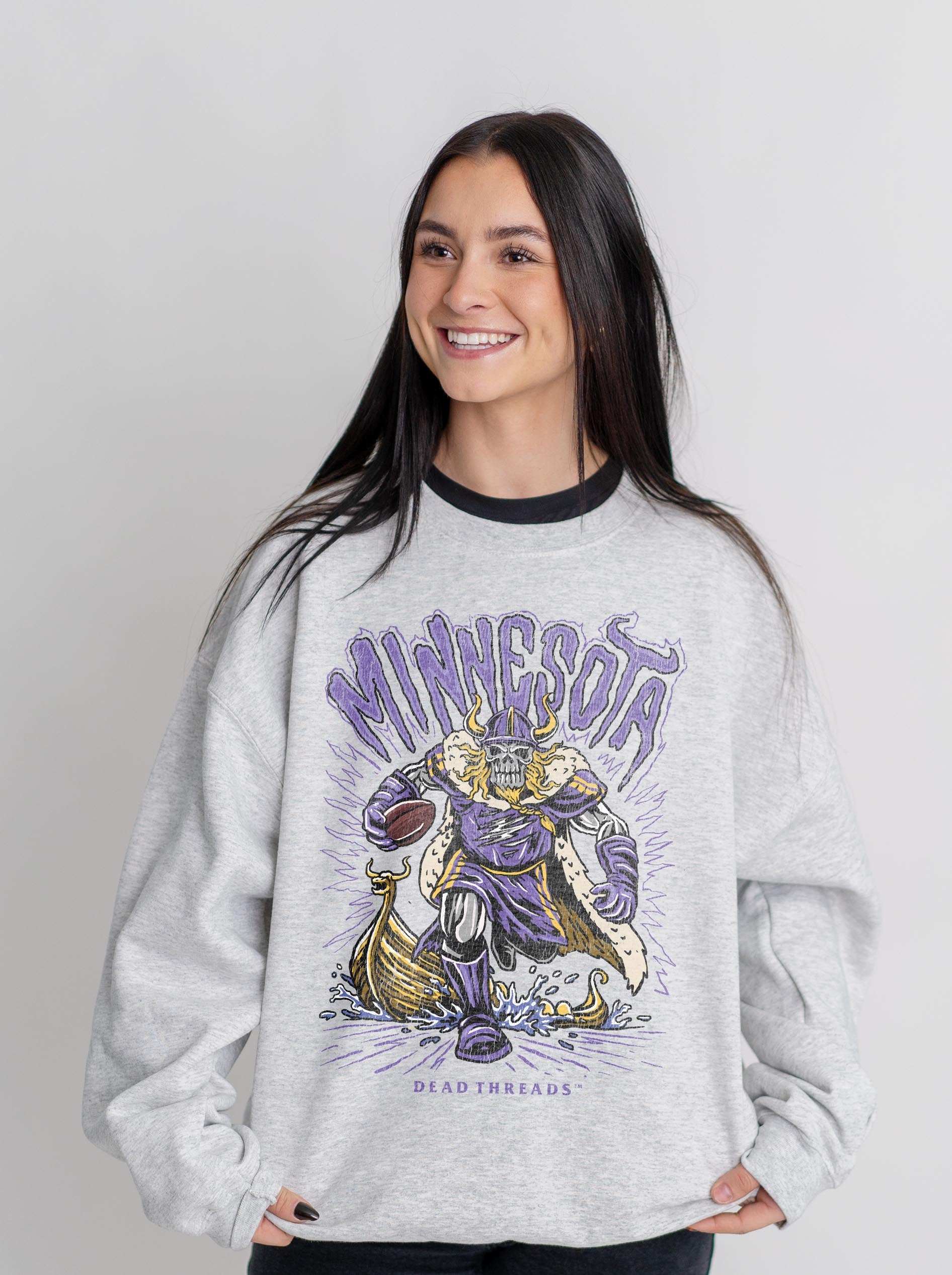 MINNESOTA FOOTBALL v1 CREWNECK SWEATSHIRT – Sweatshirt – Dead Threads Apparel