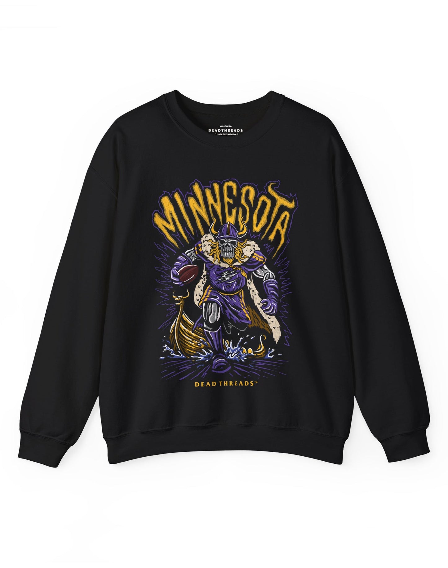 MINNESOTA FOOTBALL v1 CREWNECK SWEATSHIRT – Sweatshirt – Dead Threads Apparel