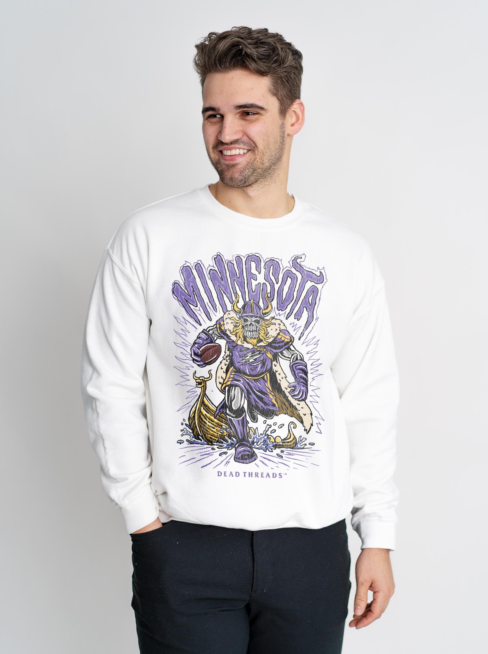 MINNESOTA FOOTBALL v1 CREWNECK SWEATSHIRT – Sweatshirt – Dead Threads Apparel