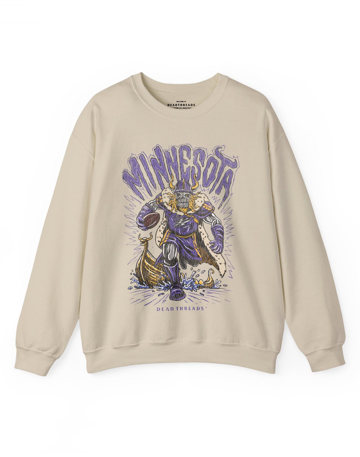 MINNESOTA FOOTBALL v1 CREWNECK SWEATSHIRT – Sweatshirt – Dead Threads Apparel