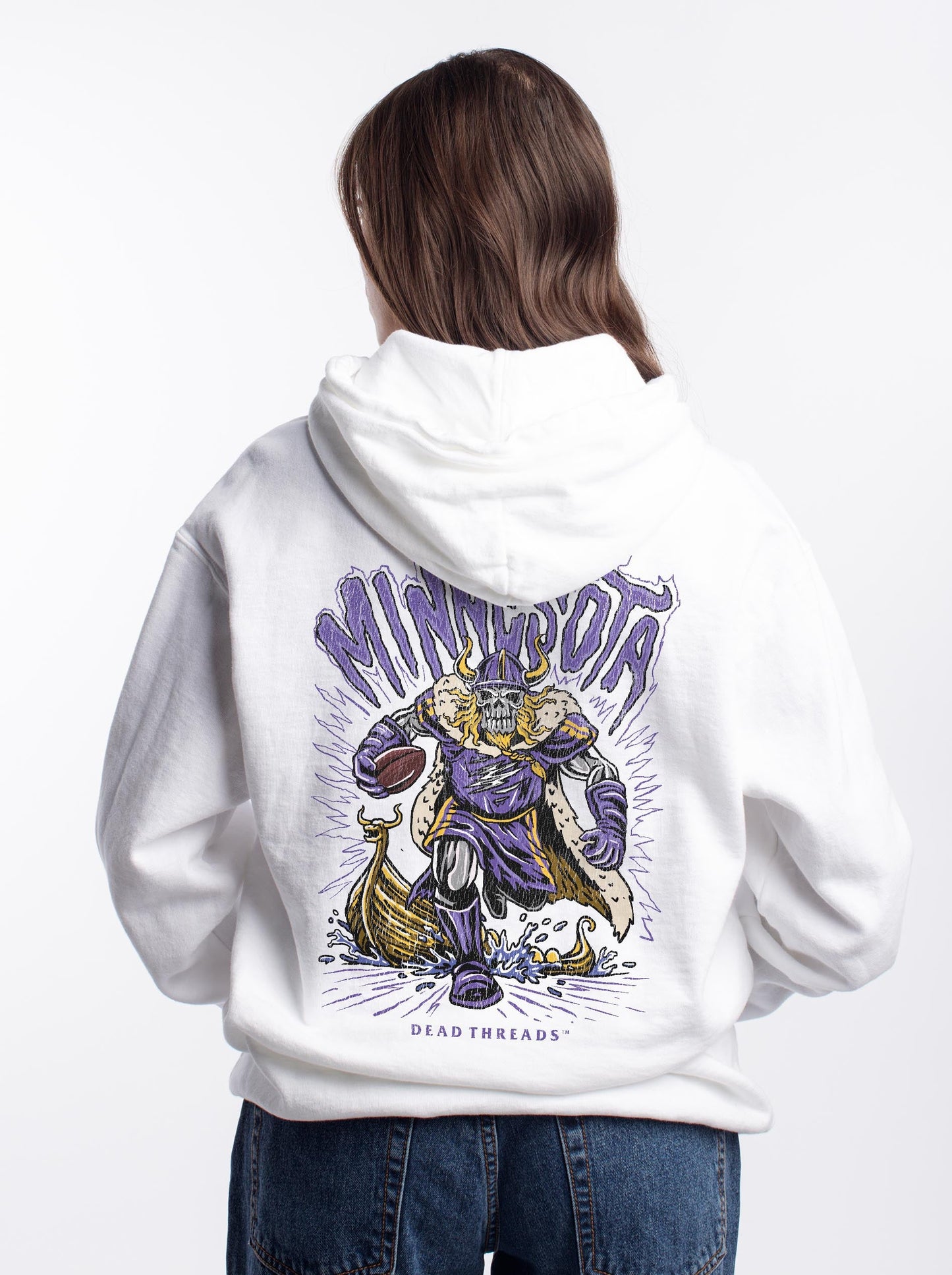 MINNESOTA FOOTBALL v1 - “DT ESSENTIAL" HOODIE – Hoodie – Dead Threads Apparel