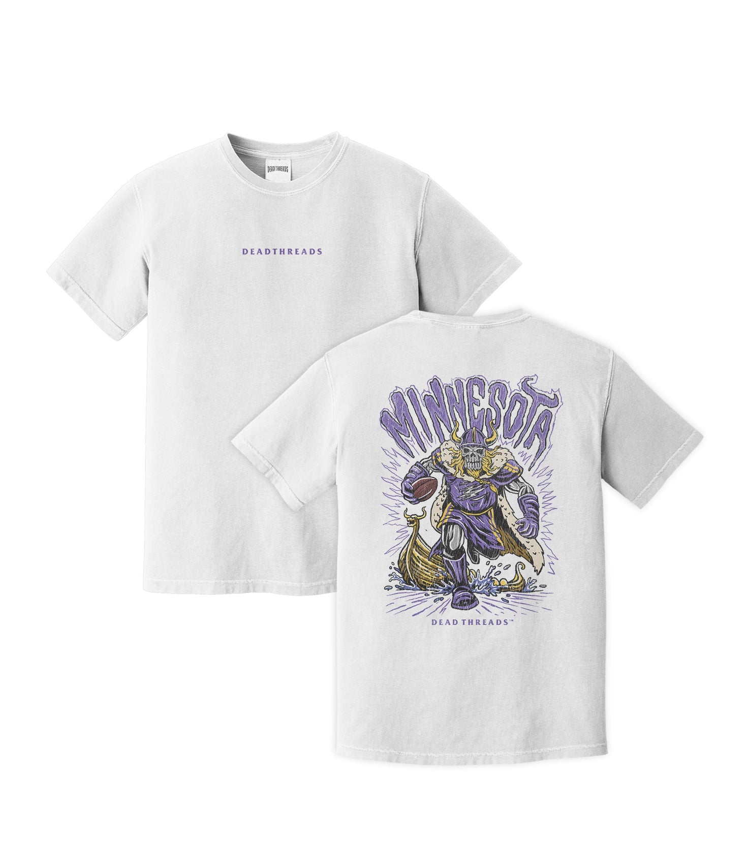 MINNESOTA FOOTBALL v1 - “DT ESSENTIAL" PREMIUM T - SHIRT – T-Shirt – Dead Threads Apparel