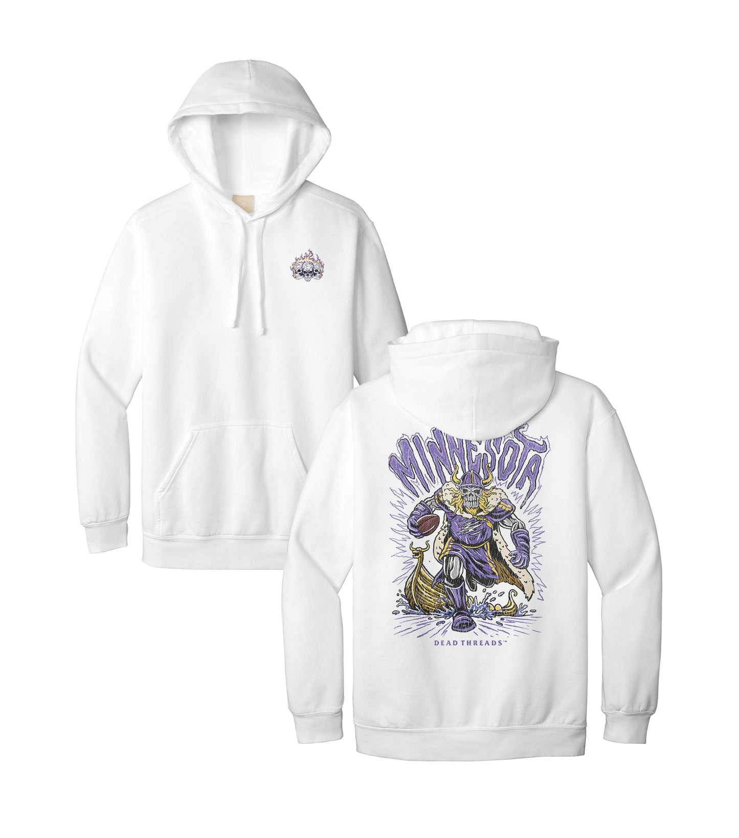 MINNESOTA FOOTBALL v1 - HOODIE – Hoodie – Dead Threads Apparel