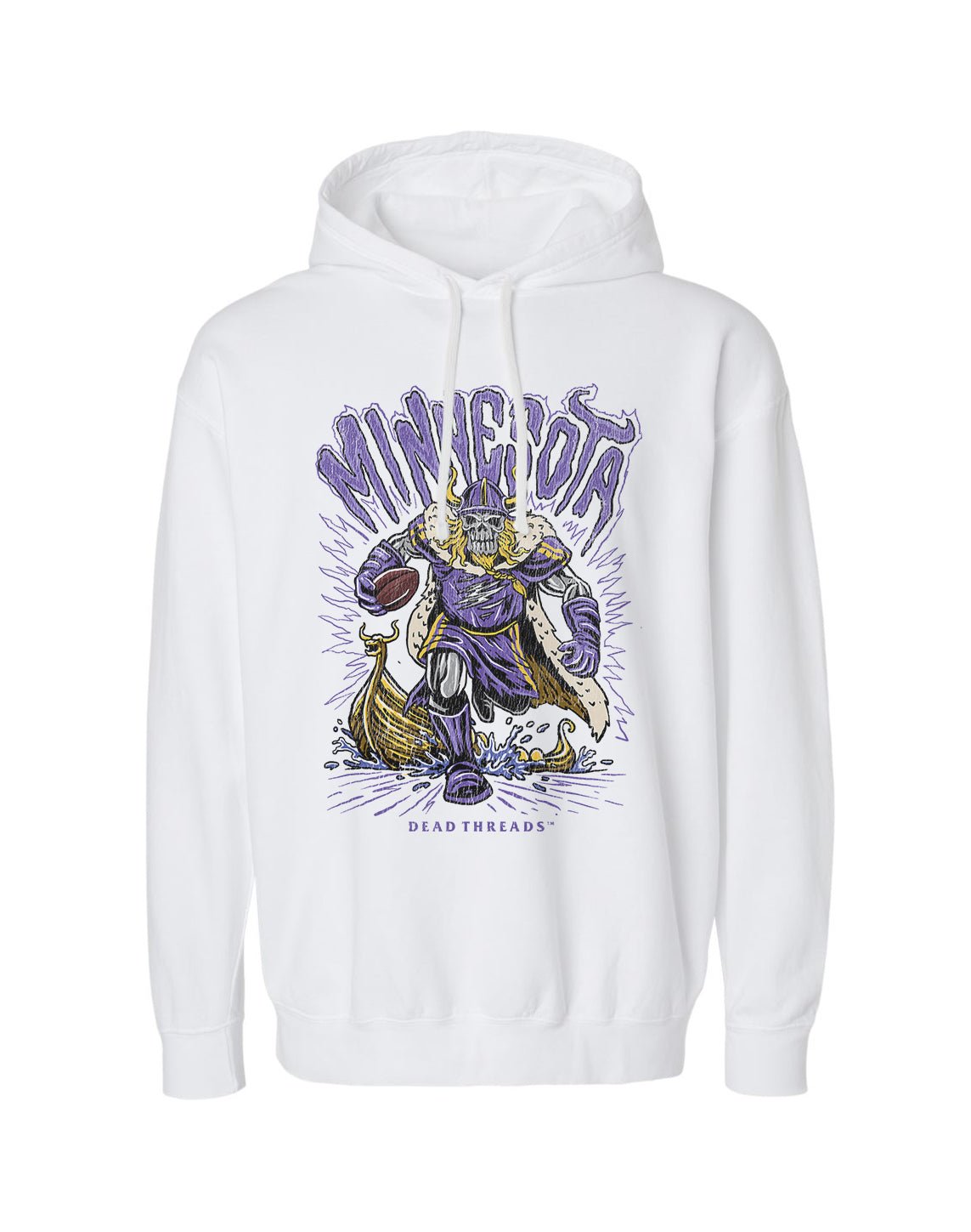 MINNESOTA FOOTBALL v1 - LIGHTWEIGHT HOODIE – Lightweight – Dead Threads Apparel