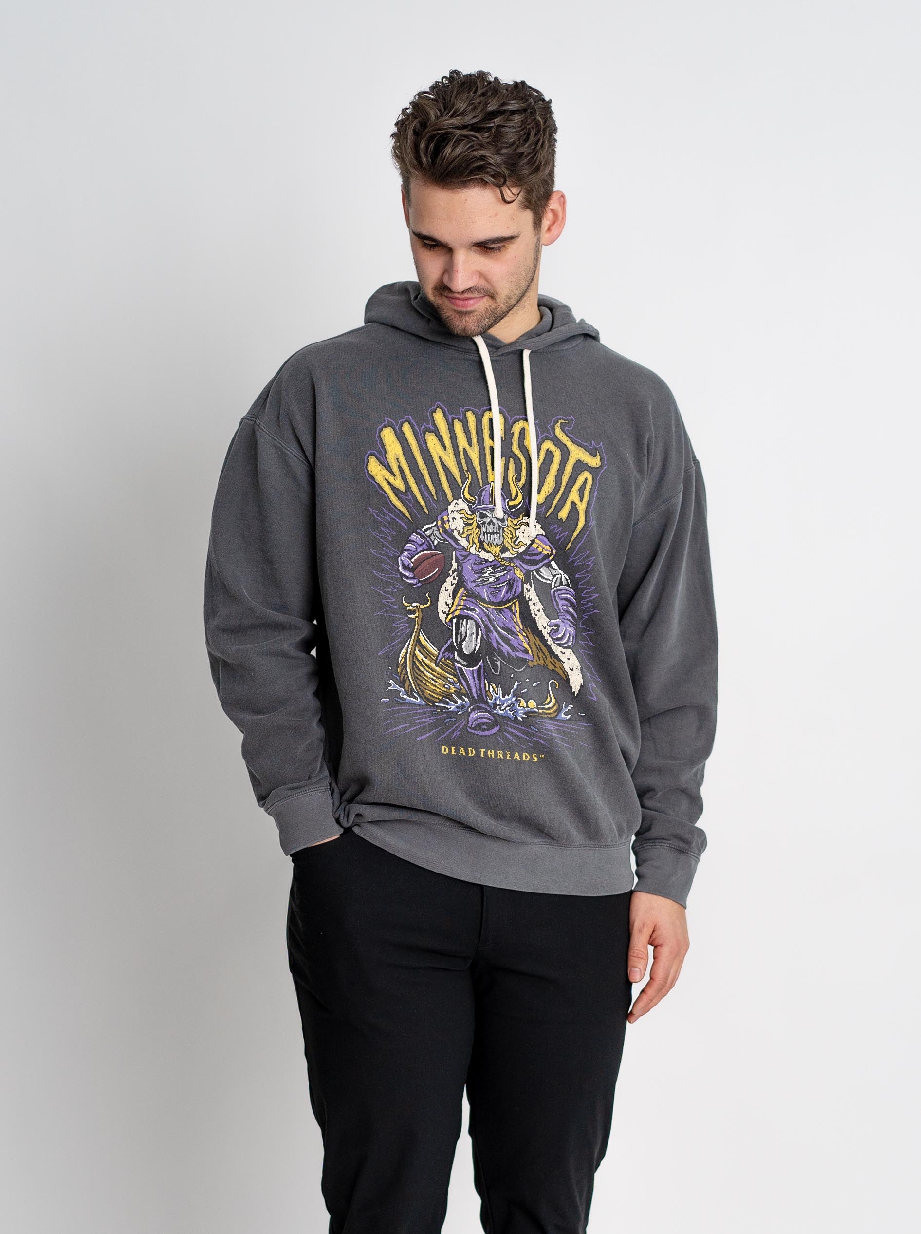 MINNESOTA FOOTBALL v1 - LIGHTWEIGHT HOODIE – Lightweight – Dead Threads Apparel