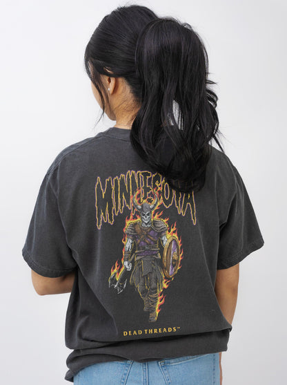 MINNESOTA FOOTBALL v2 - “3 SKULL” PREMIUM T - SHIRT – T-Shirt – Dead Threads Apparel