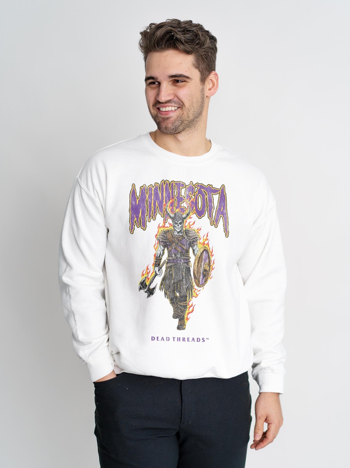 MINNESOTA FOOTBALL v2 CREWNECK SWEATSHIRT – Sweatshirt – Dead Threads Apparel