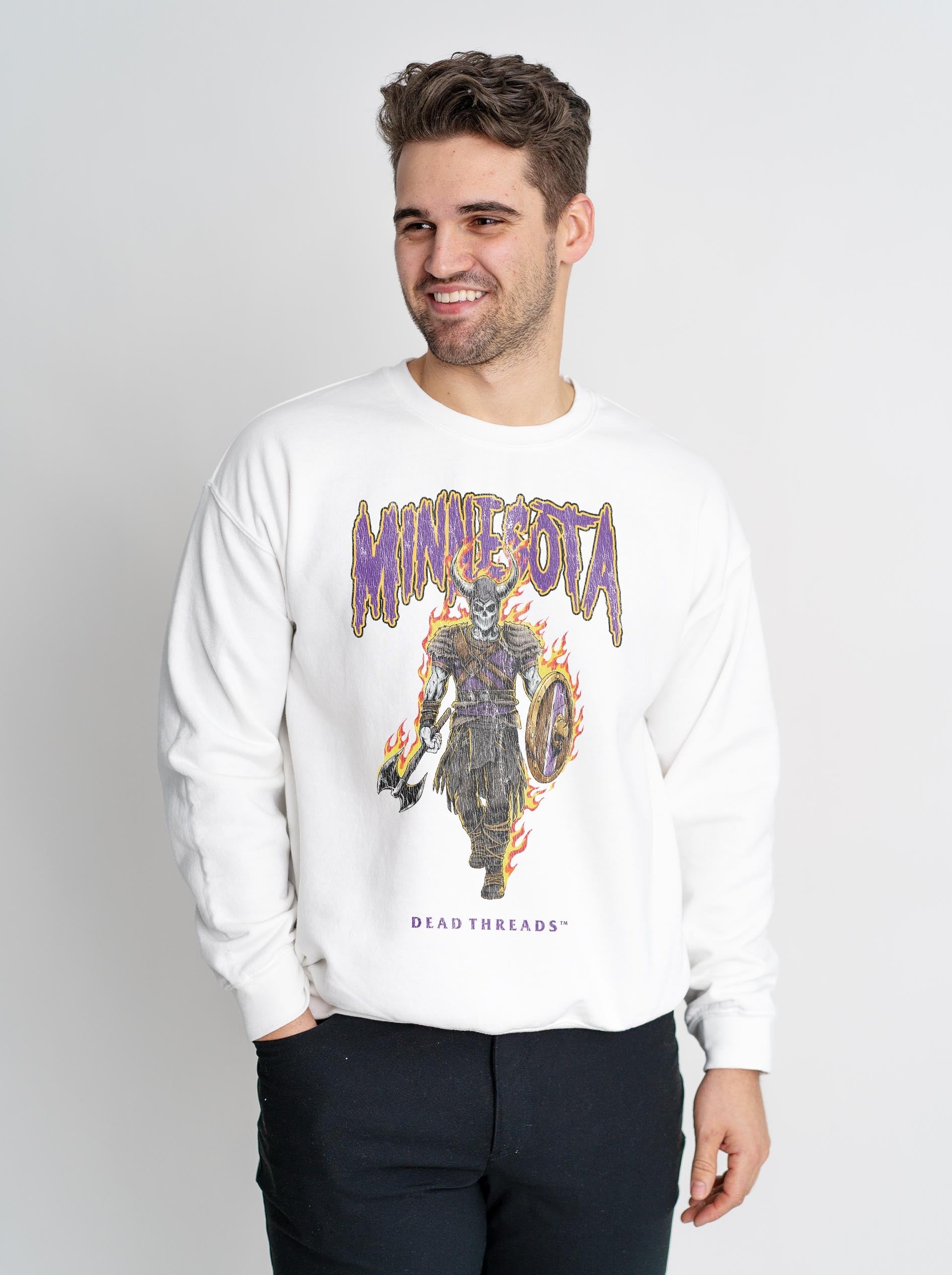 MINNESOTA FOOTBALL v2 CREWNECK SWEATSHIRT – Sweatshirt – Dead Threads Apparel