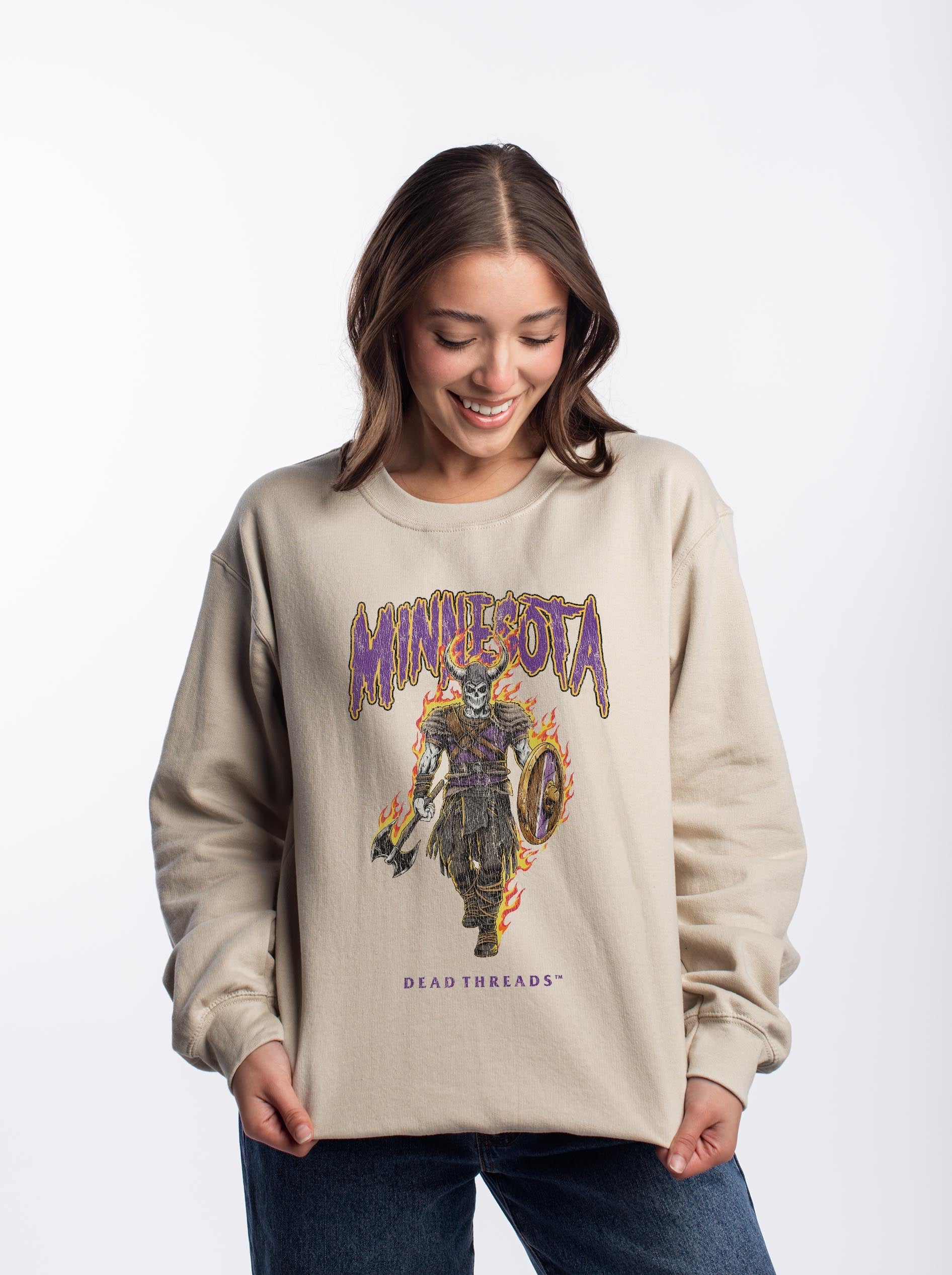 MINNESOTA FOOTBALL v2 CREWNECK SWEATSHIRT – Sweatshirt – Dead Threads Apparel