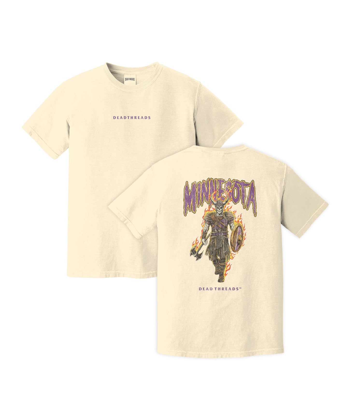 MINNESOTA FOOTBALL v2 - “DT ESSENTIAL" PREMIUM T - SHIRT – T-Shirt – Dead Threads Apparel