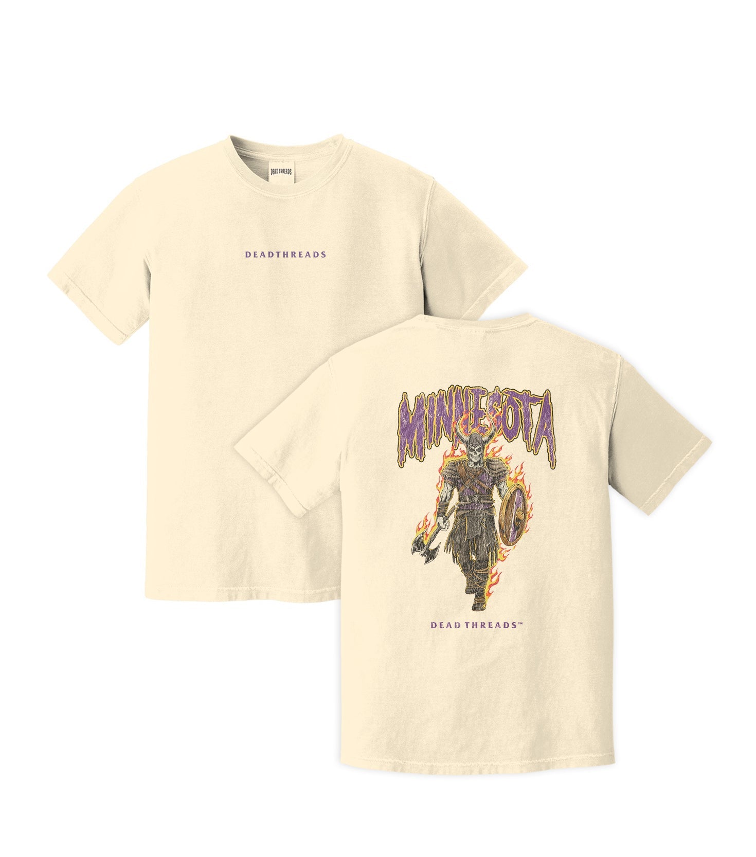 MINNESOTA FOOTBALL v2 - “DT ESSENTIAL" PREMIUM T - SHIRT – T-Shirt – Dead Threads Apparel