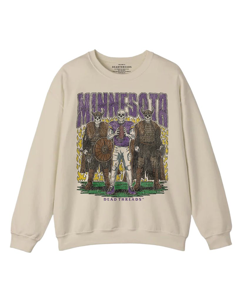 MINNESOTA FOOTBALL v3 CREWNECK SWEATSHIRT – Sweatshirt – Dead Threads Apparel
