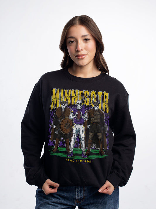 MINNESOTA FOOTBALL v3 CREWNECK SWEATSHIRT – Sweatshirt – Dead Threads Apparel