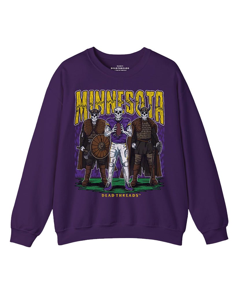 MINNESOTA FOOTBALL v3 CREWNECK SWEATSHIRT – Sweatshirt – Dead Threads Apparel