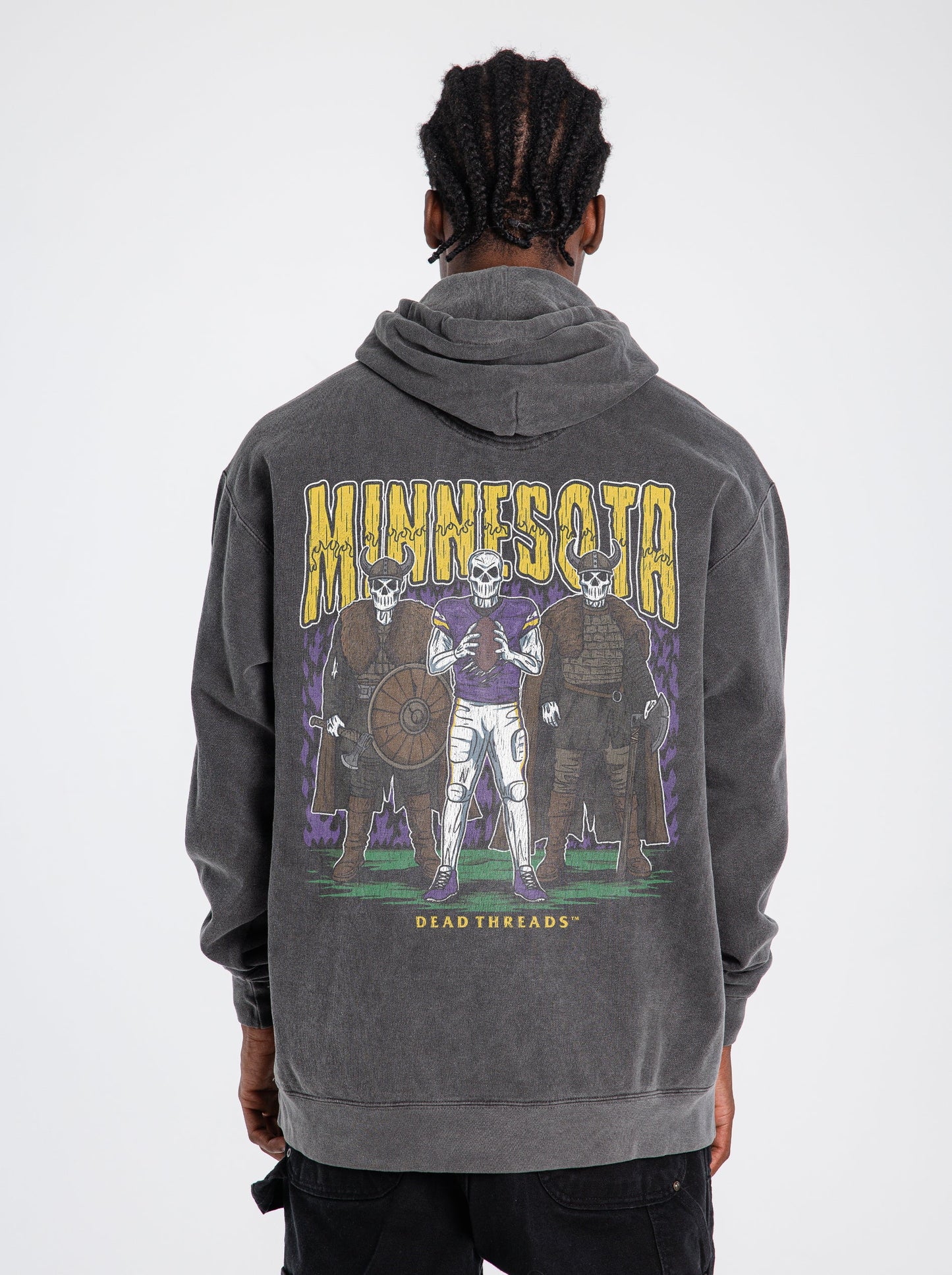 MINNESOTA FOOTBALL v3 - “DT ESSENTIAL" HOODIE – Hoodie – Dead Threads Apparel