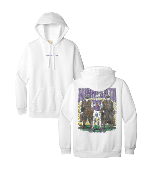 MINNESOTA FOOTBALL v3 - “DT ESSENTIAL" HOODIE – Hoodie – Dead Threads Apparel